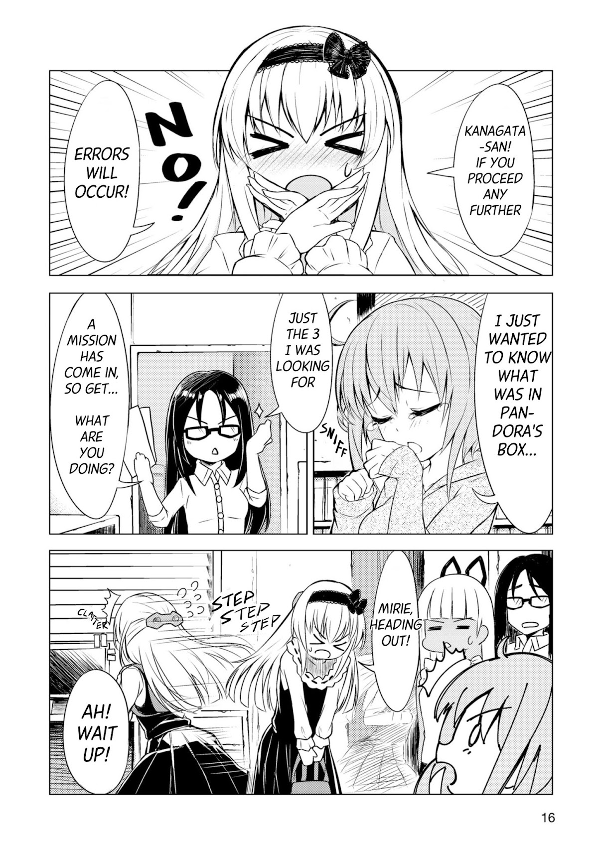 Alice Gear Magazine Manga Chapter 1.1 page 9 - Chapter 1.1: Whimsical Shift! 003, Sortie!!