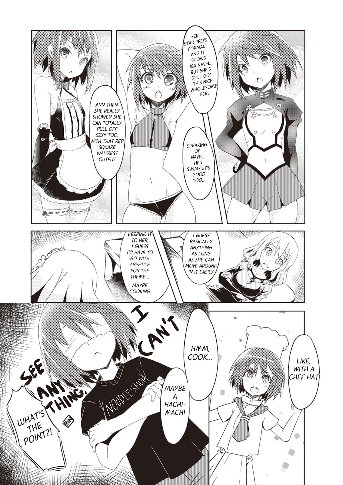 Alice Gear Magazine Manga Chapter 2.1 page 10 - Chapter 2.1: Bored Out of Their Minds Actresses (24) Pass Time