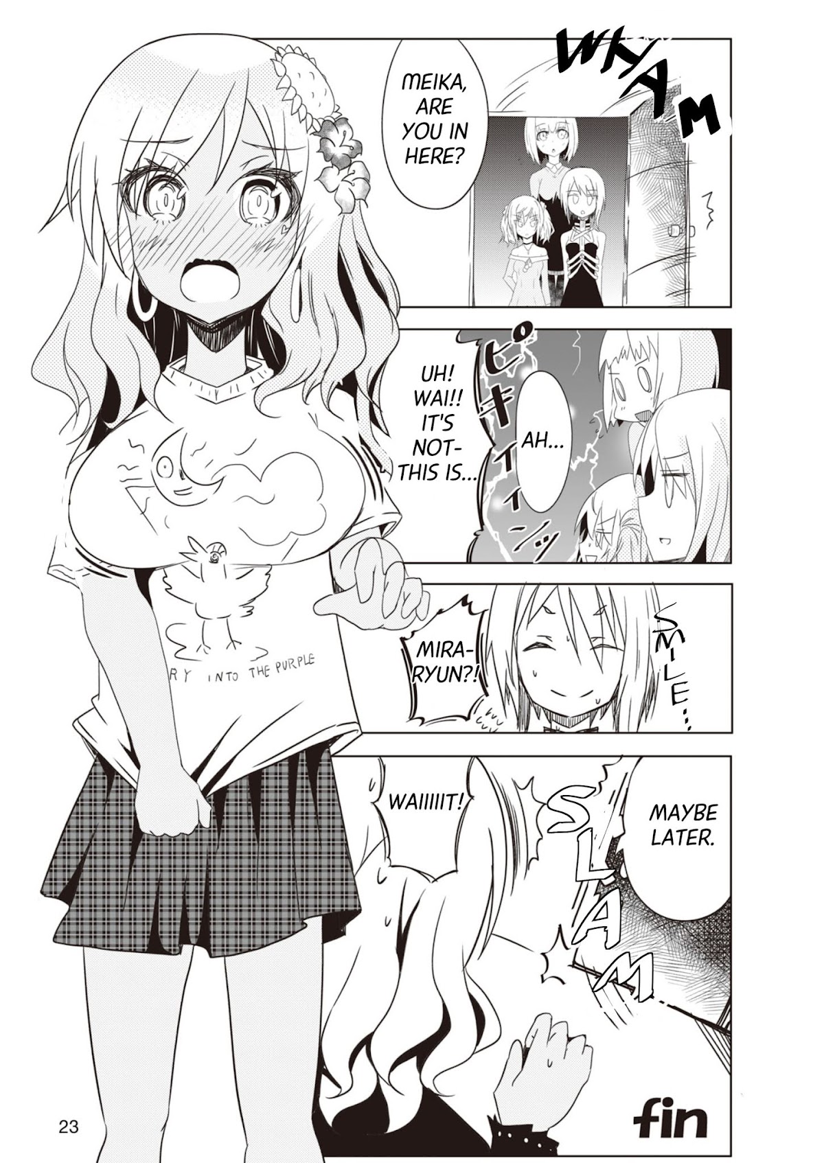 Alice Gear Magazine Manga Chapter 2.1 page 16 - Chapter 2.1: Bored Out of Their Minds Actresses (24) Pass Time