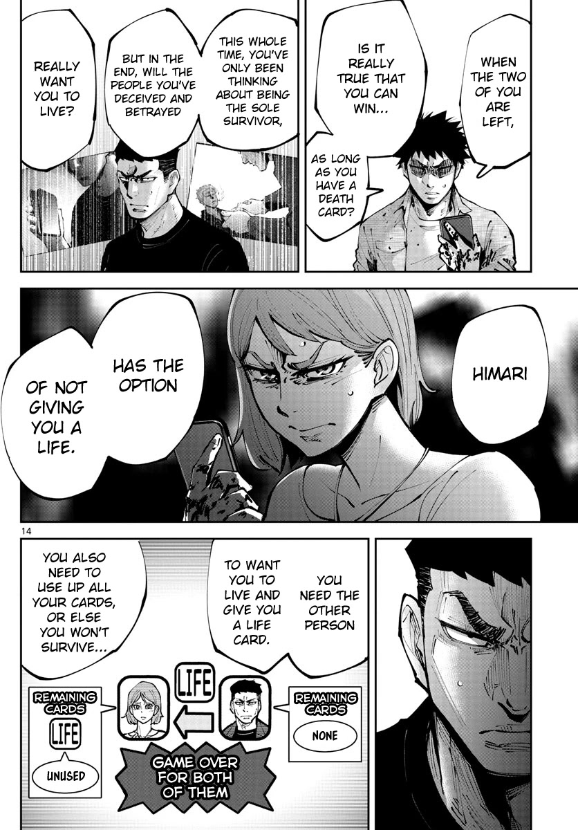 Alice in Borderland Retry Chapter 11 page 14 - Chapter 11: Nine of Hearts Part 11