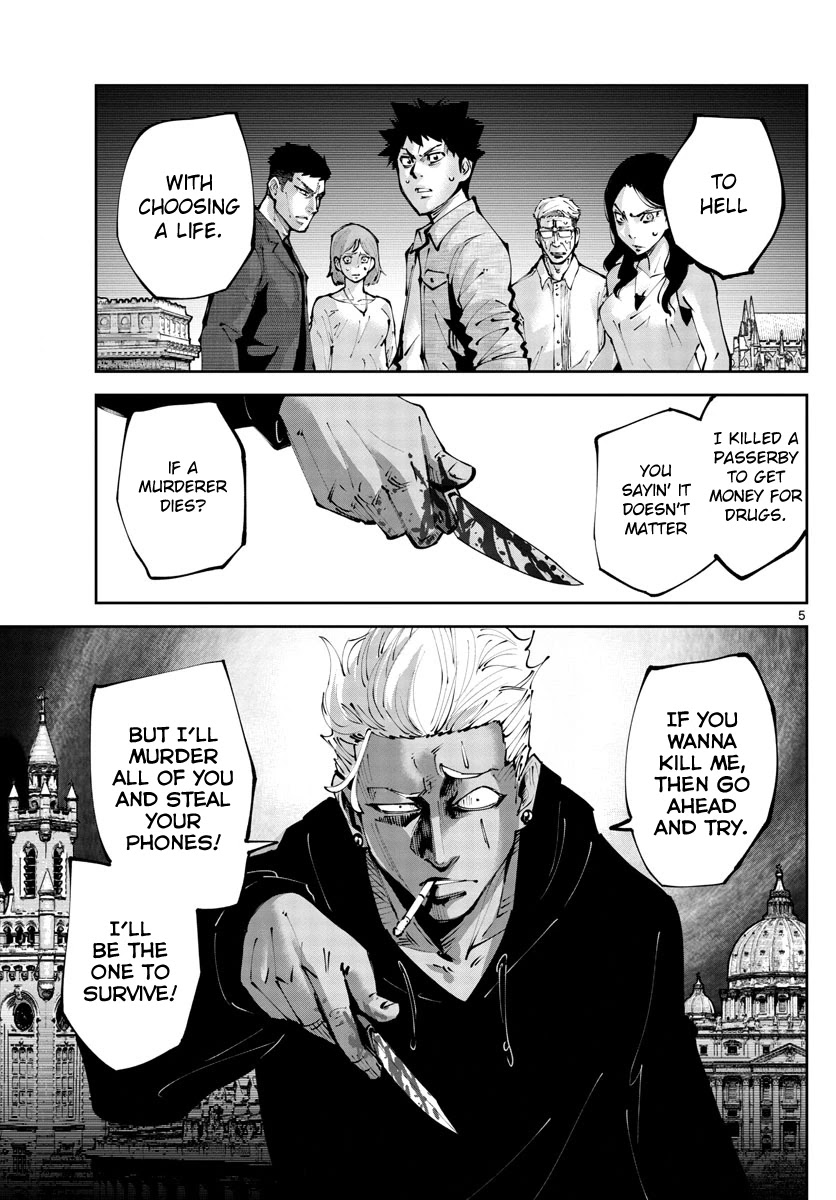 Alice in Borderland Retry Chapter 3 page 5 - Chapter 3: Nine of Hearts Part 3