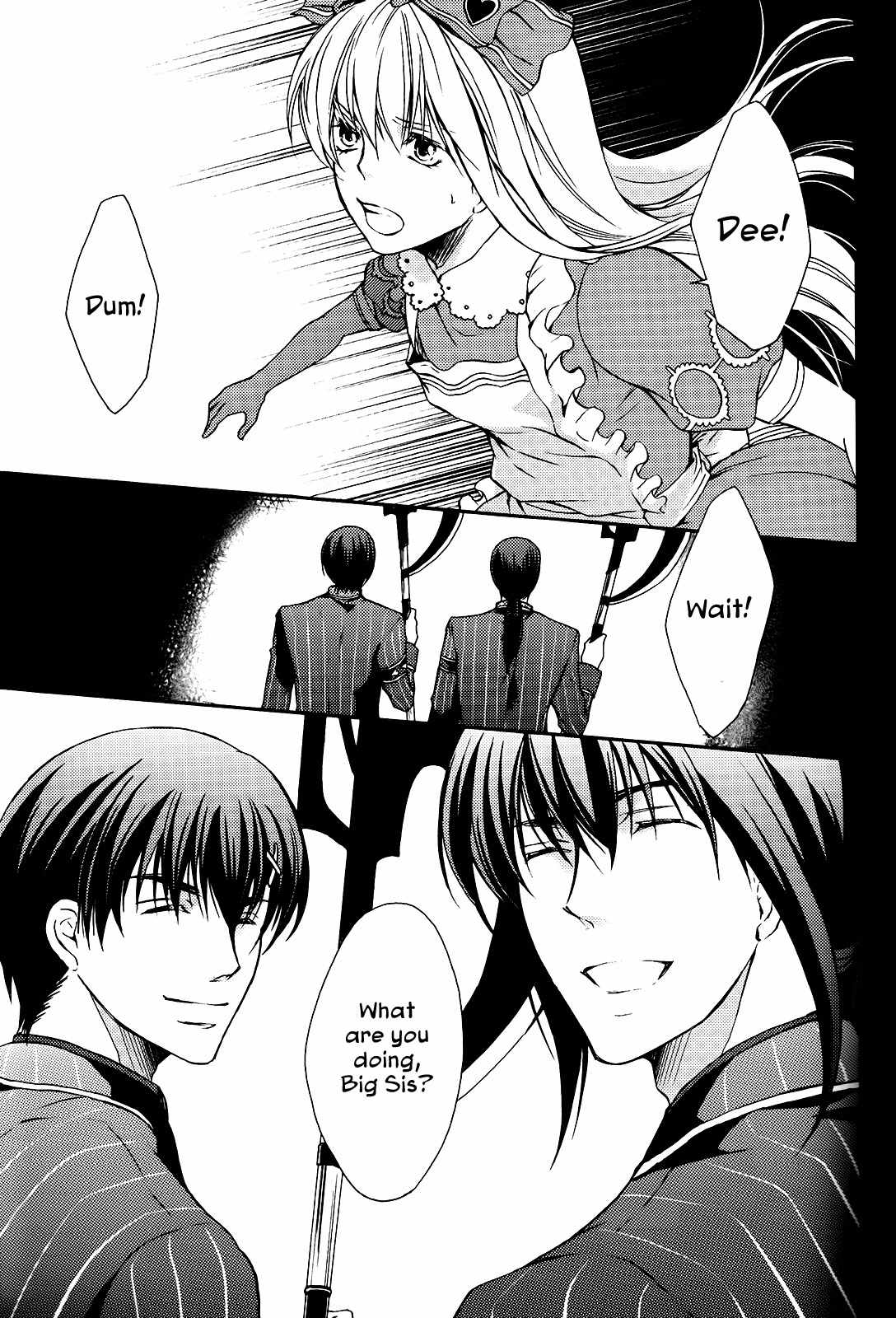 Alice in the Country of Diamonds ~Wonderful Wonder World~ Anthology Chapter 5 page 4 - Chapter 5: Bloody Twins