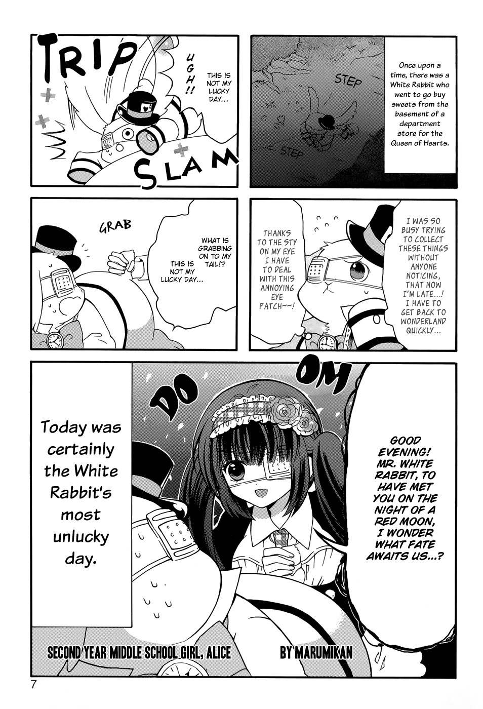 Alice in Wonderland (Anthology) Chapter 1 page 3 - Chapter 1: Second Year Middle School Girl, Alice