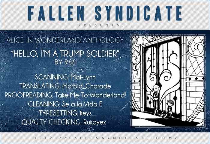 Alice in Wonderland (Anthology) Chapter 5 page 1 - Chapter 5: Hello, I'm a Trump Soldier