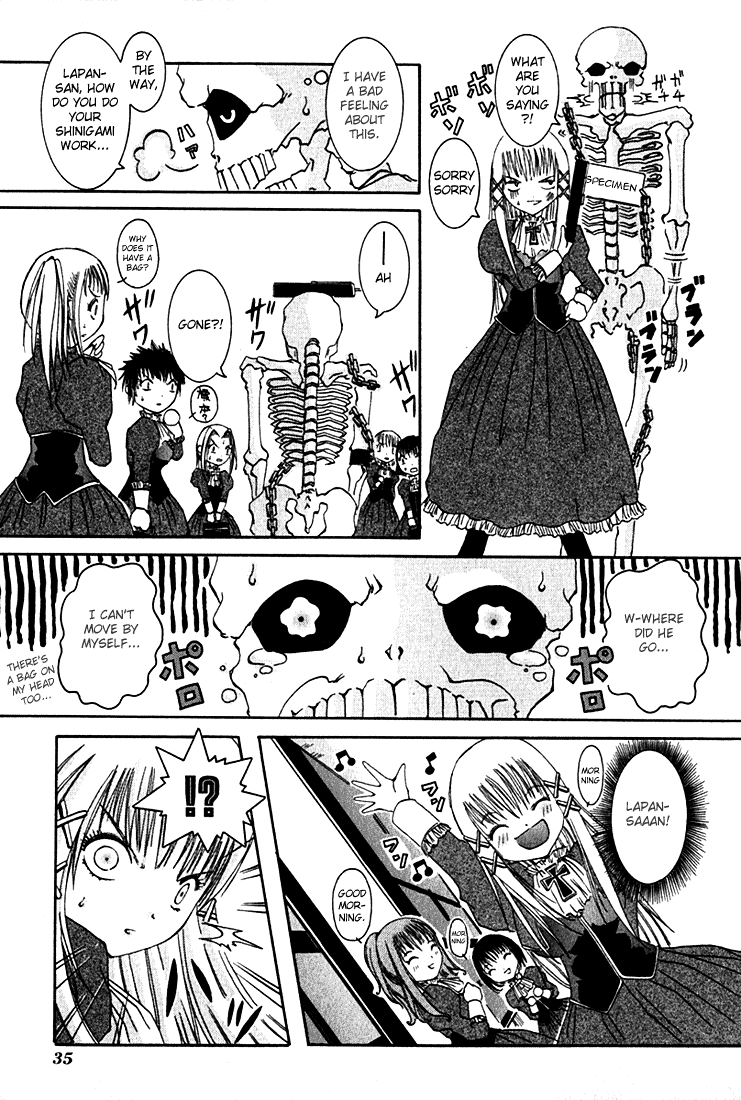 Alice on Deadlines Chapter 1.2 page 36 - Chapter 1 v2 : 1st Line - Alice and Shinigami