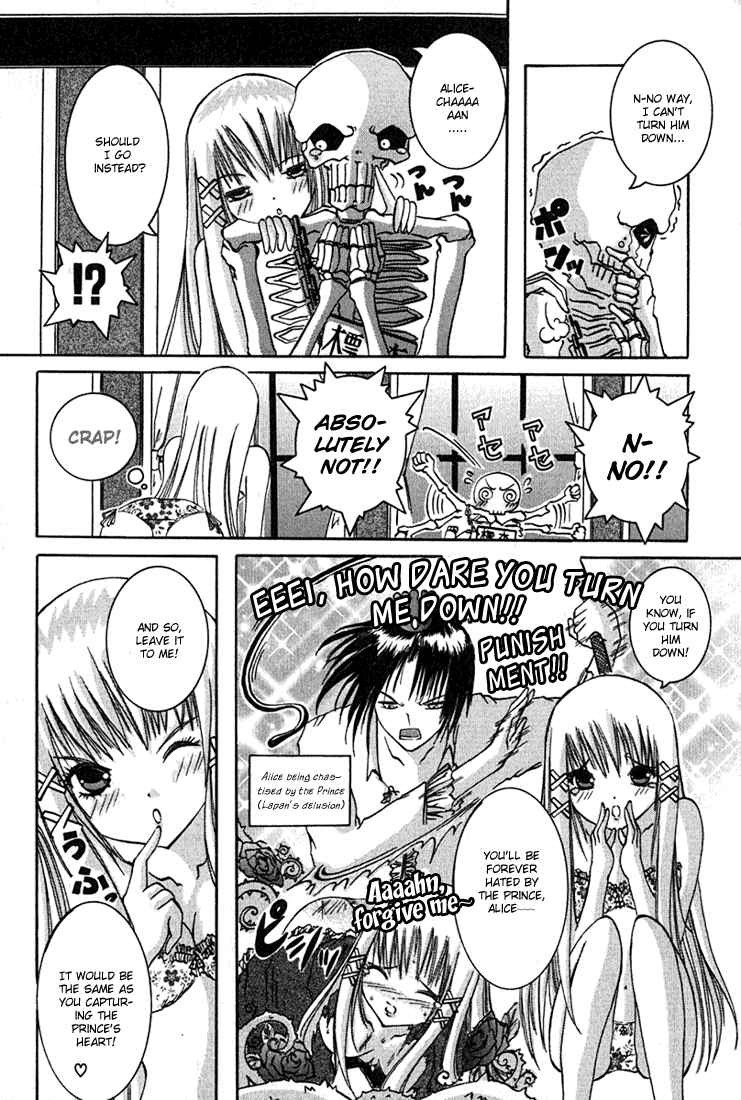 Alice on Deadlines Chapter 3.2 page 6 - Chapter 3 v2 : 3rd Line - Honey and Prince