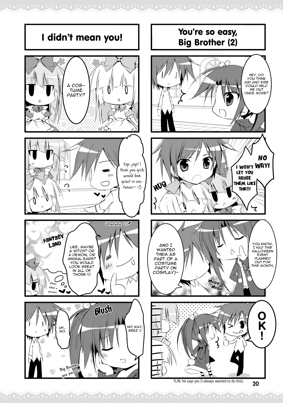 Alice or Alice - Siscon Nii-san to Futago no Imouto Chapter 13 page 22 - Chapter 13: Happy (?) Halloween