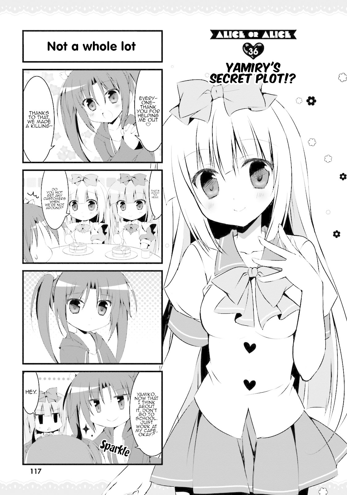 Alice or Alice - Siscon Nii-san to Futago no Imouto Chapter 36 page 1 - Chapter 36: Yamiry's secret plot!?
