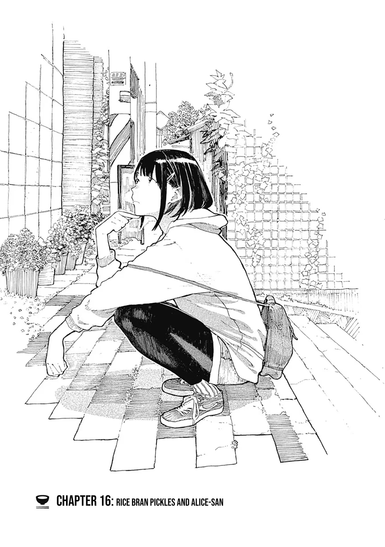 Alice-san Chi no Iroribata Chapter 16 page 1 - Chapter 16: Rice Bran Pickles and Alice-san