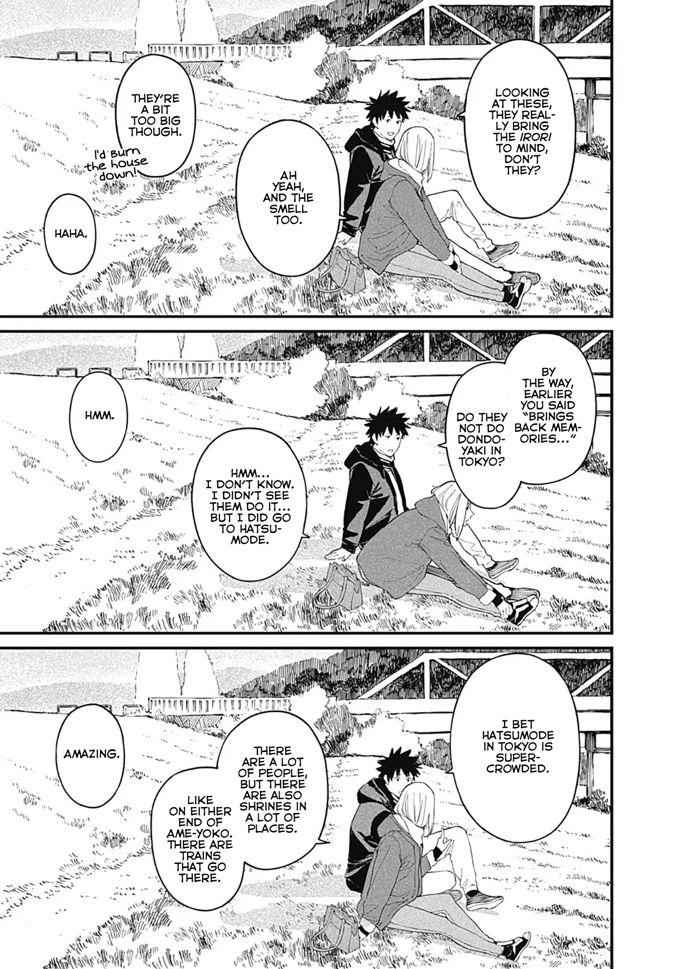 Alice-san Chi no Iroribata Chapter 17 page 17 - Chapter 17: Hatsumode and Roasted Bananas