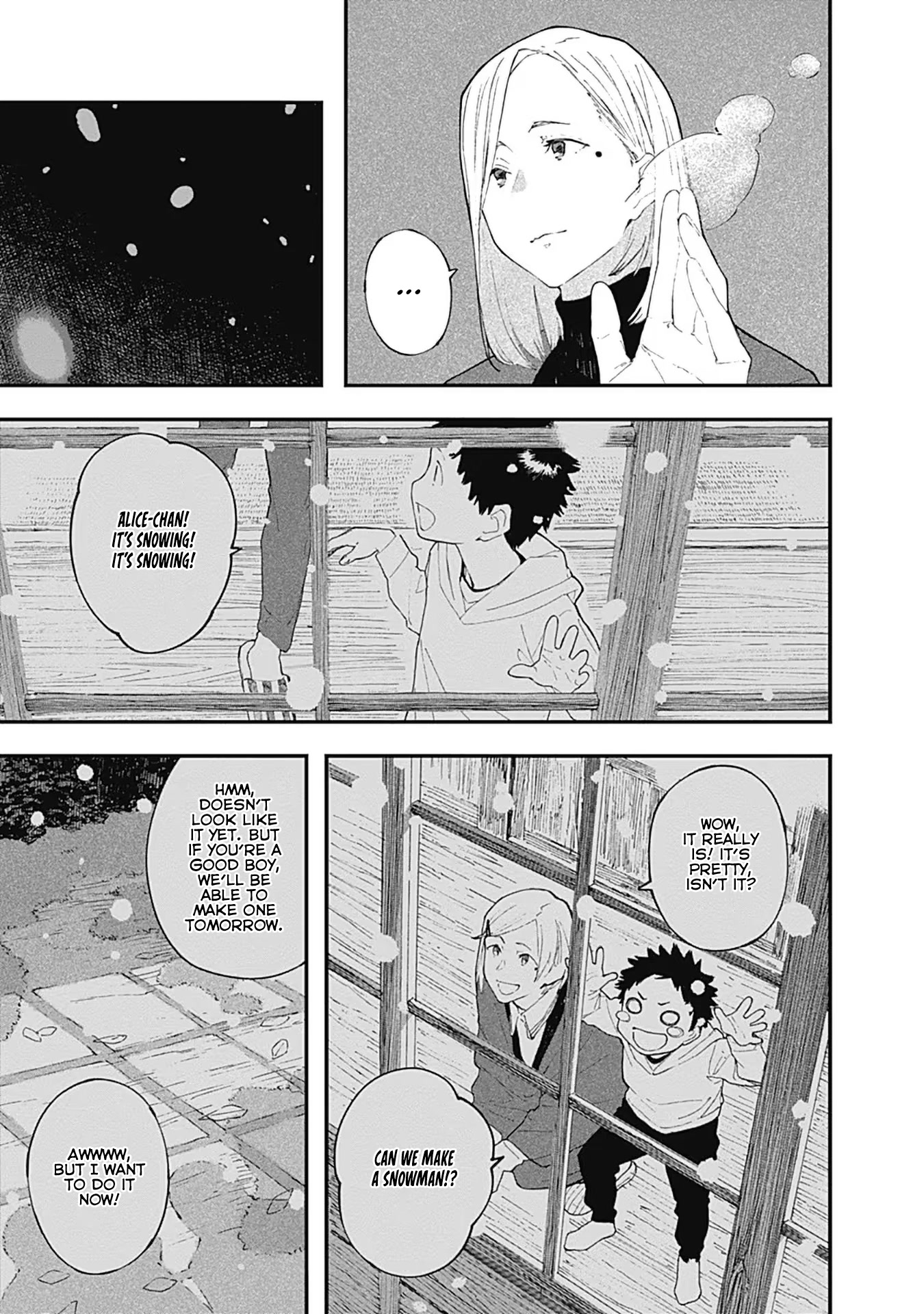 Alice-san Chi no Iroribata Chapter 19 page 17 - Chapter 19: Snow and Mizore Nabe