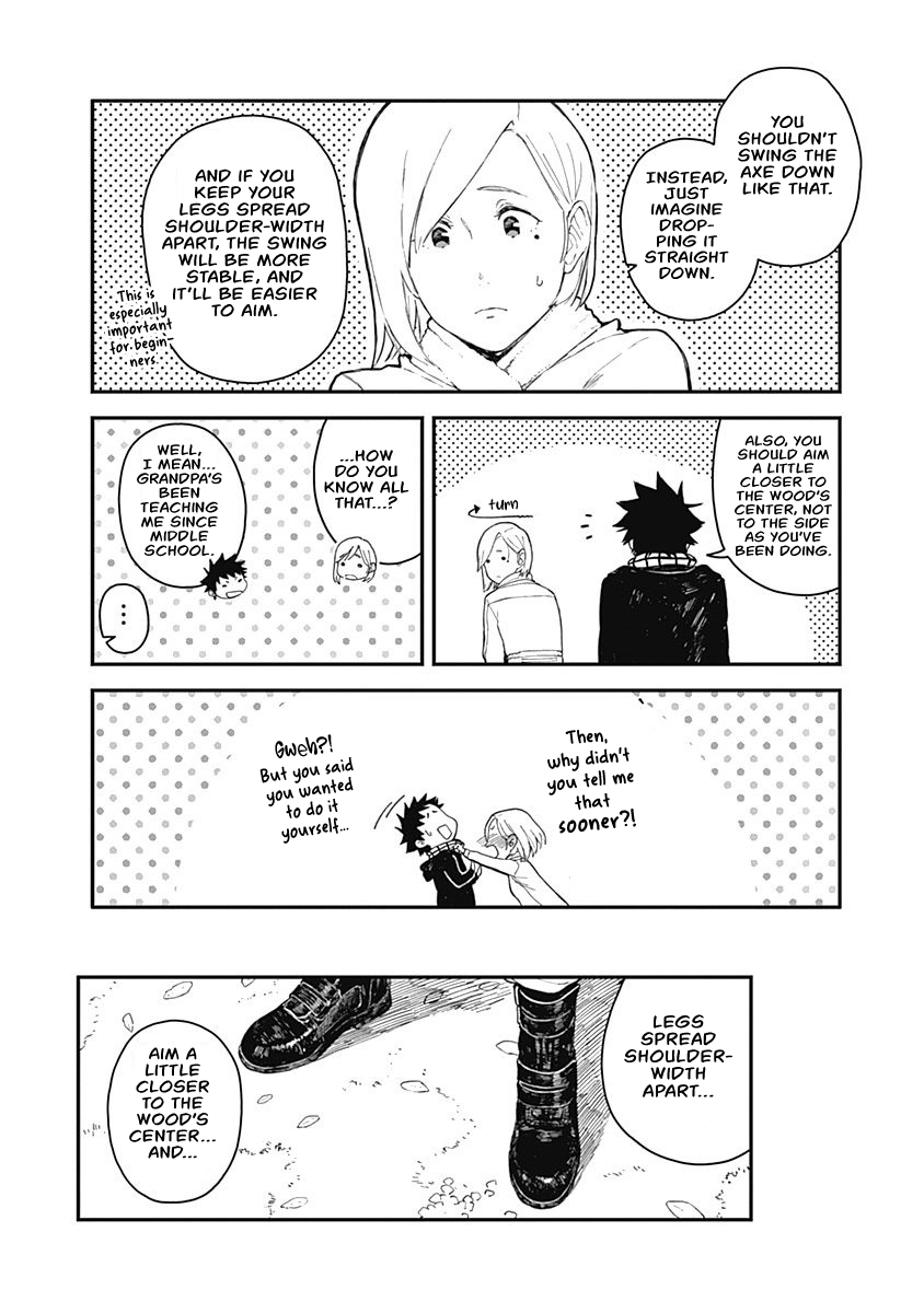 Alice-san Chi no Iroribata Chapter 2 page 10 - Chapter 2: Wood-chopping and Zenzai