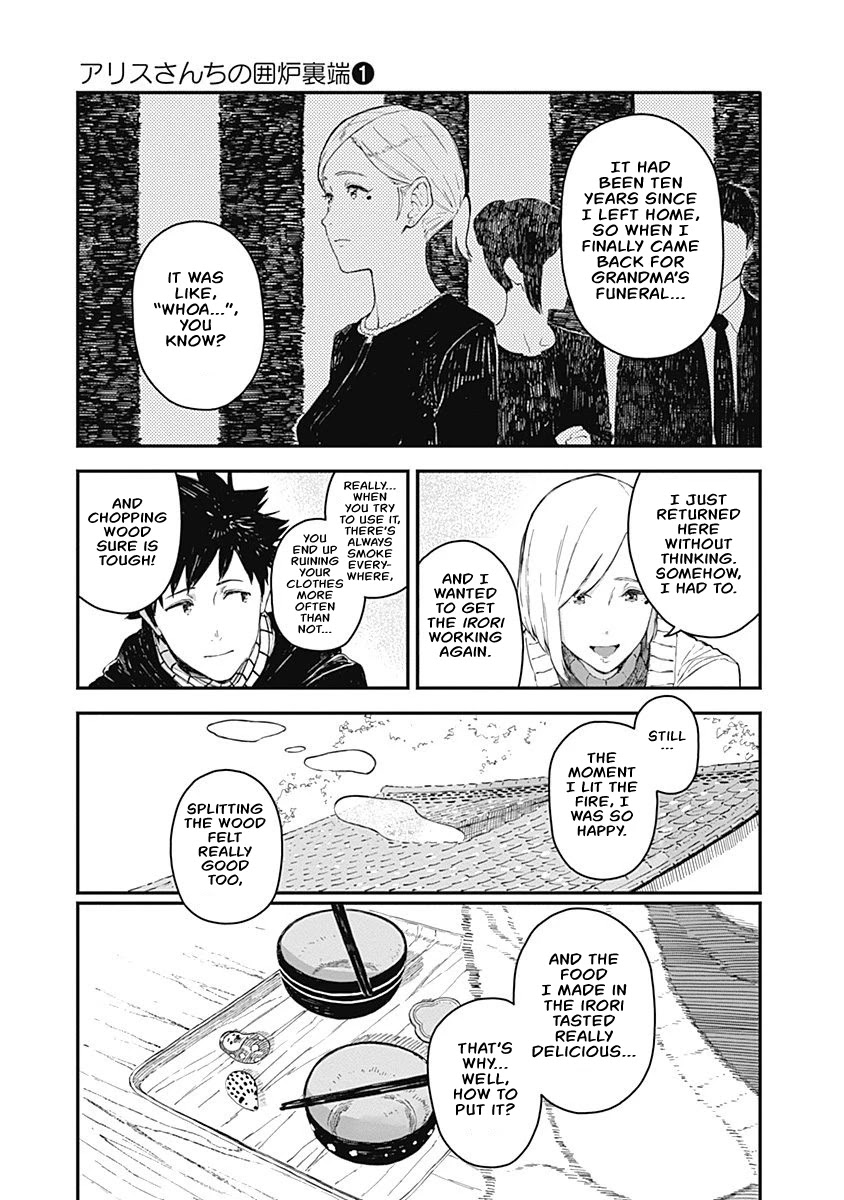 Alice-san Chi no Iroribata Chapter 2 page 21 - Chapter 2: Wood-chopping and Zenzai