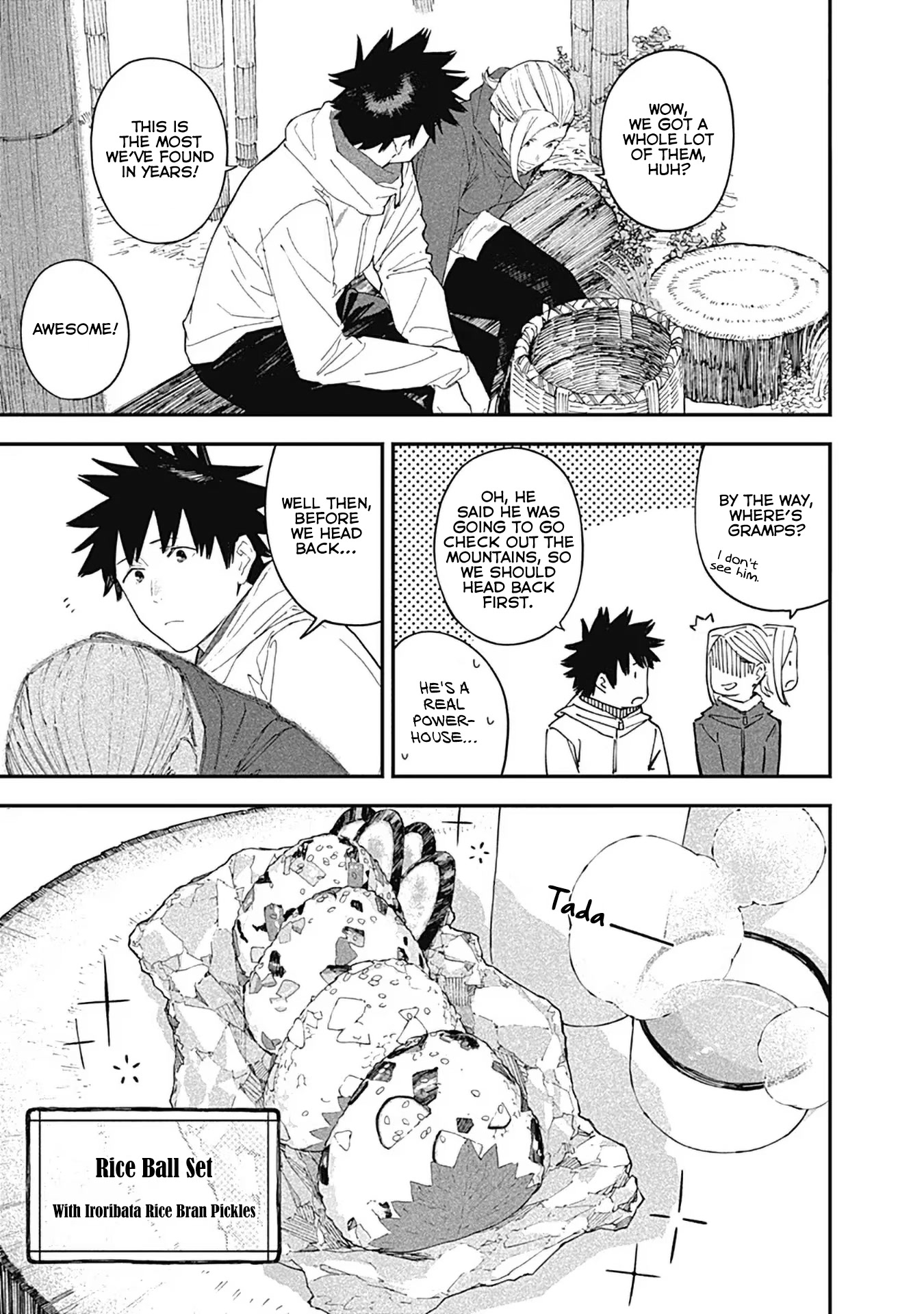 Alice-san Chi no Iroribata Chapter 20 page 17 - Chapter 20: Rice Balls and Bamboo Shoot Harvest