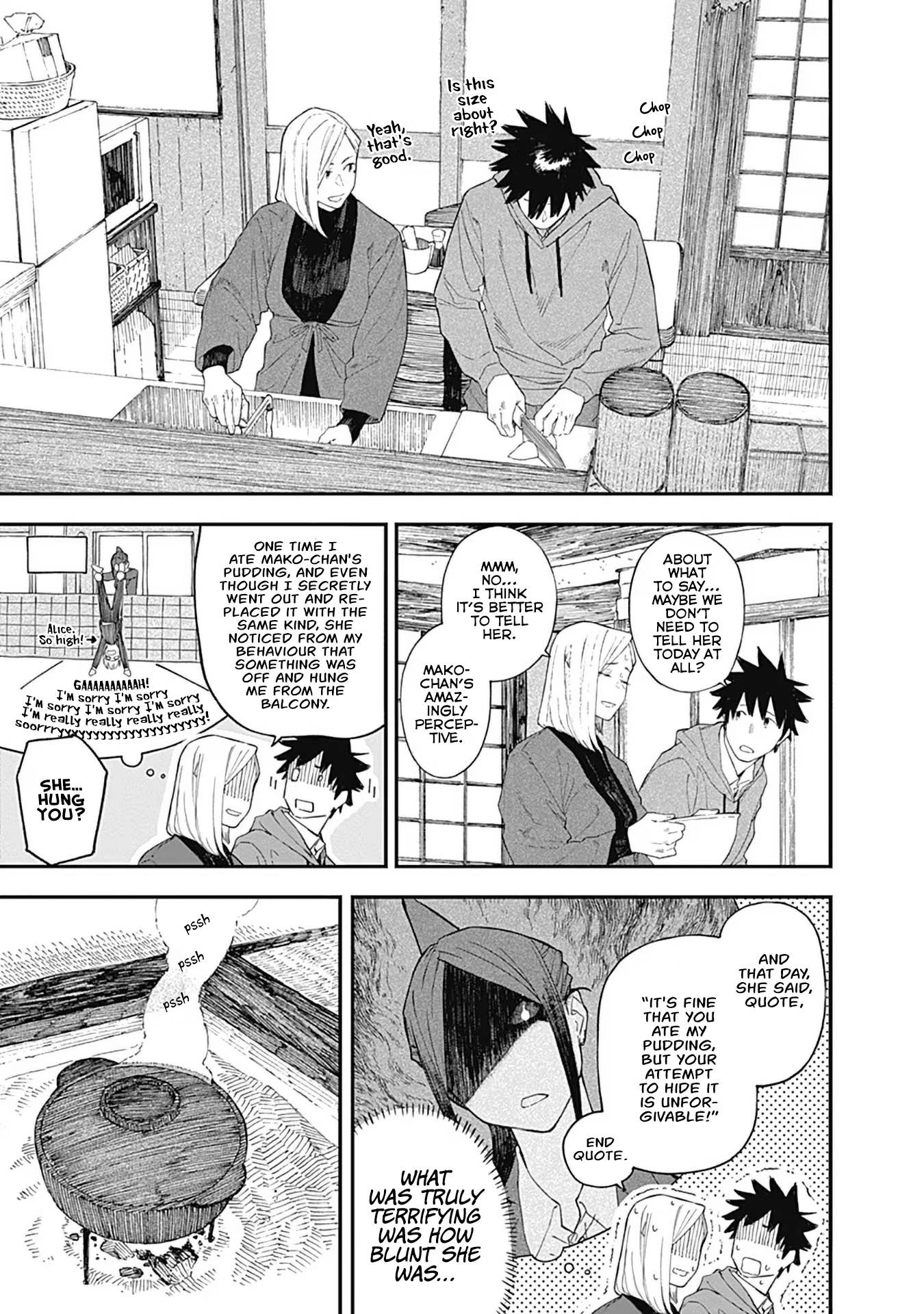 Alice-san Chi no Iroribata Chapter 21 page 5 - Chapter 21: Hatotokkuri and Report