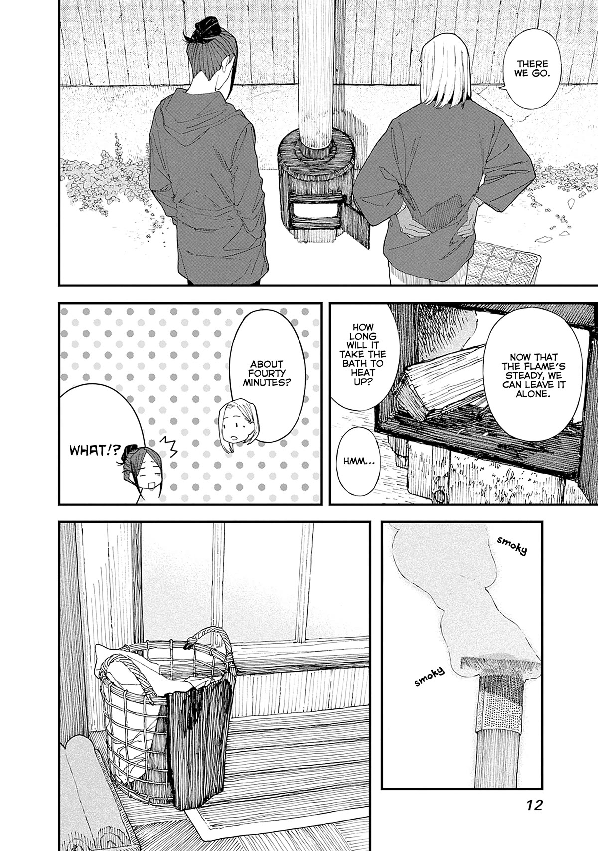 Alice-san Chi no Iroribata Chapter 22 page 13 - Chapter 22: Breakfast and Firewood Bath
