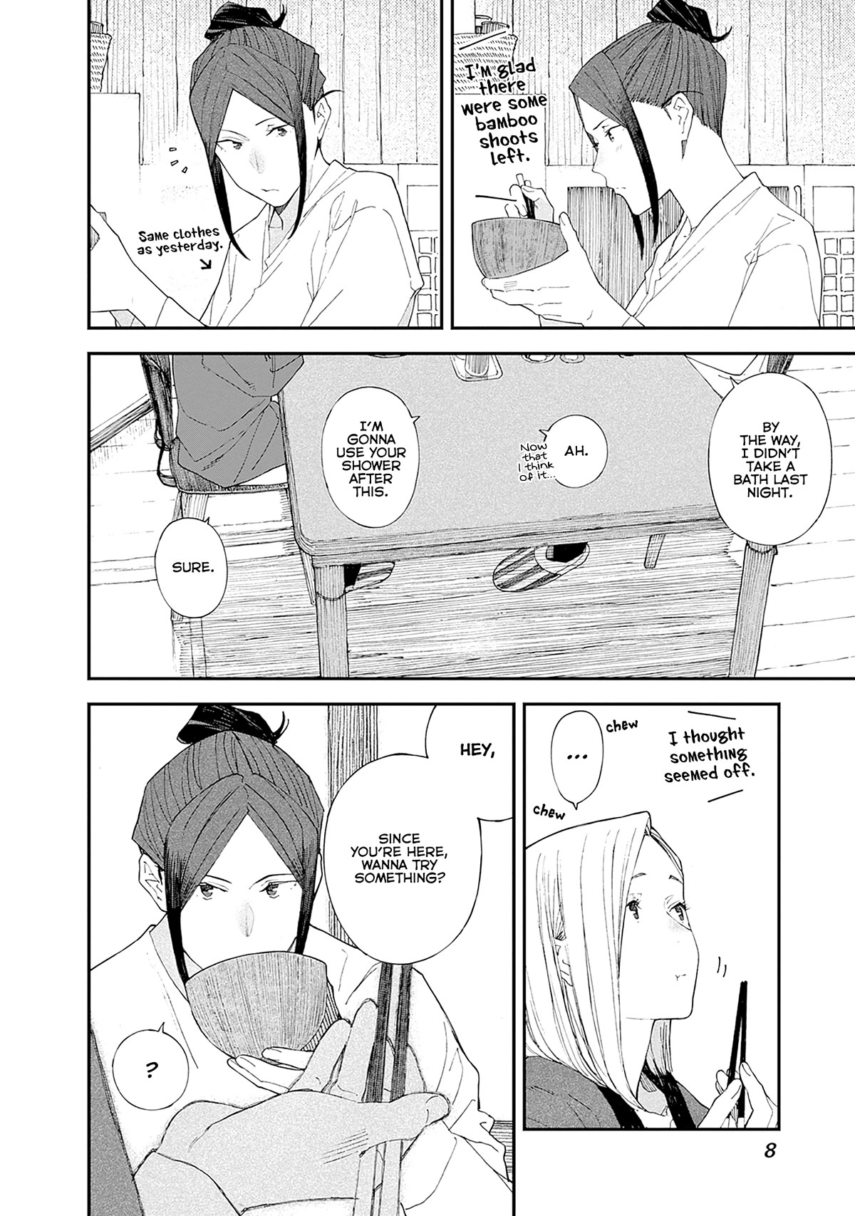 Alice-san Chi no Iroribata Chapter 22 page 9 - Chapter 22: Breakfast and Firewood Bath