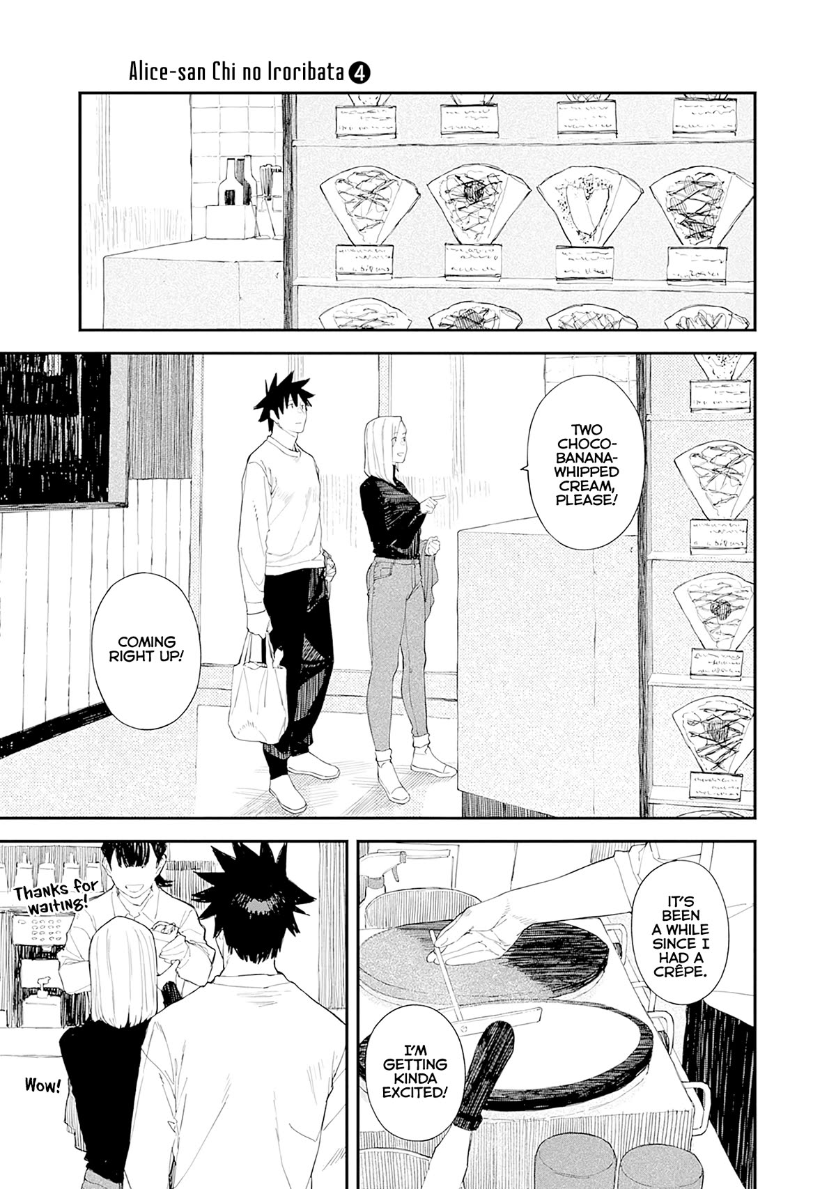 Alice-san Chi no Iroribata Chapter 26 page 15 - Chapter 26: Preparations and Crêpes