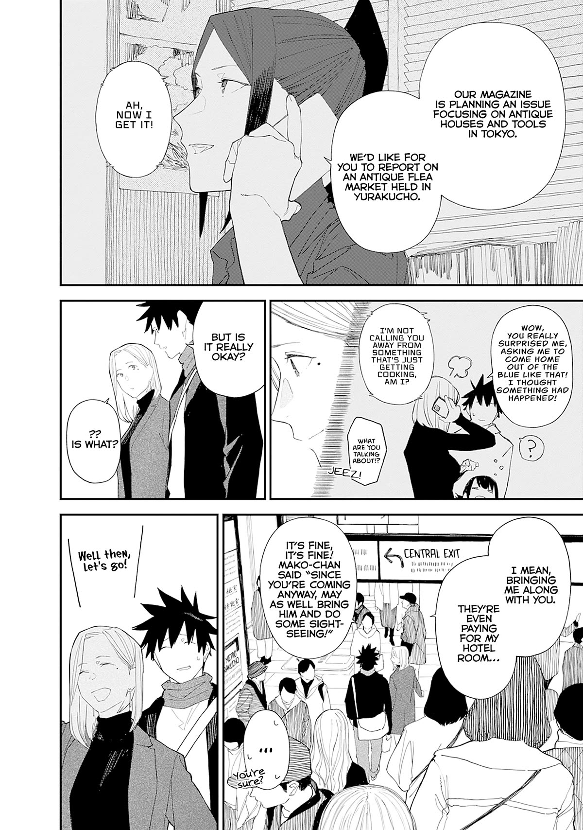 Alice-san Chi no Iroribata Chapter 28 page 4 - Chapter 28: Tokyo and Hamburgers