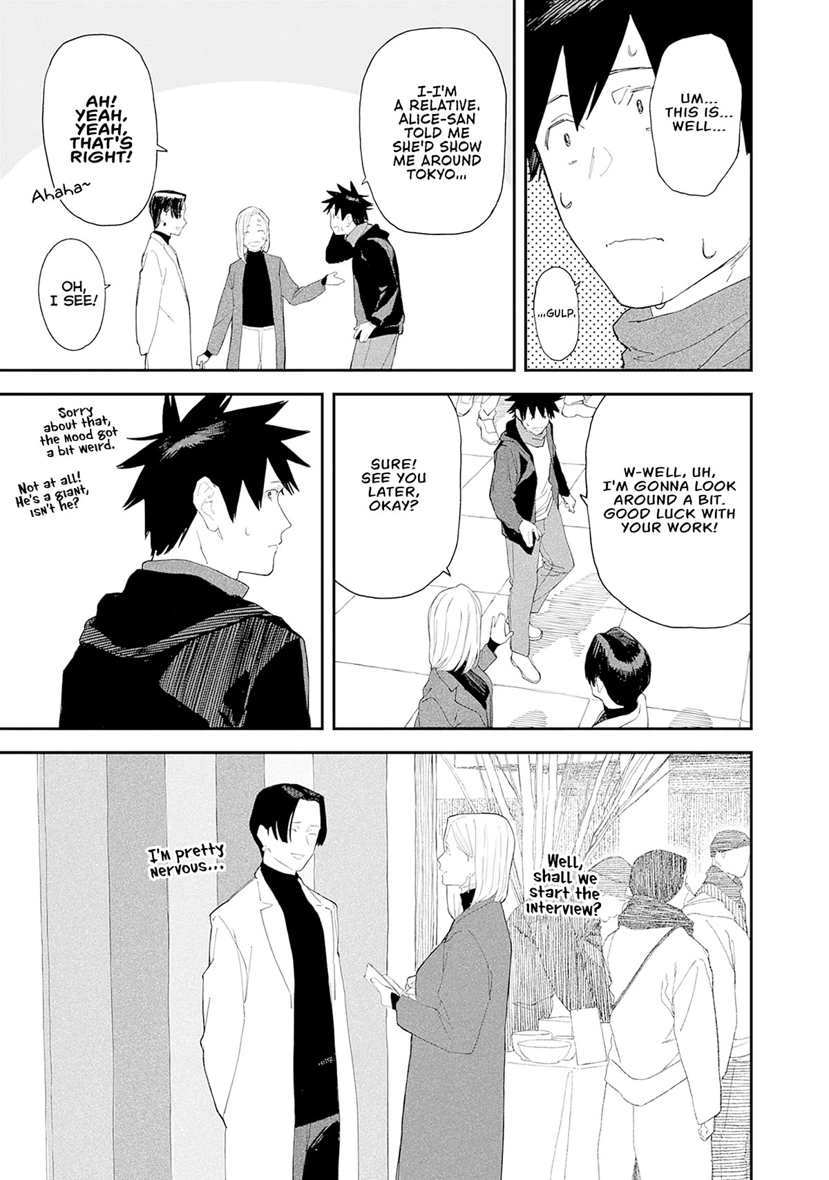Alice-san Chi no Iroribata Chapter 28 page 9 - Chapter 28: Tokyo and Hamburgers