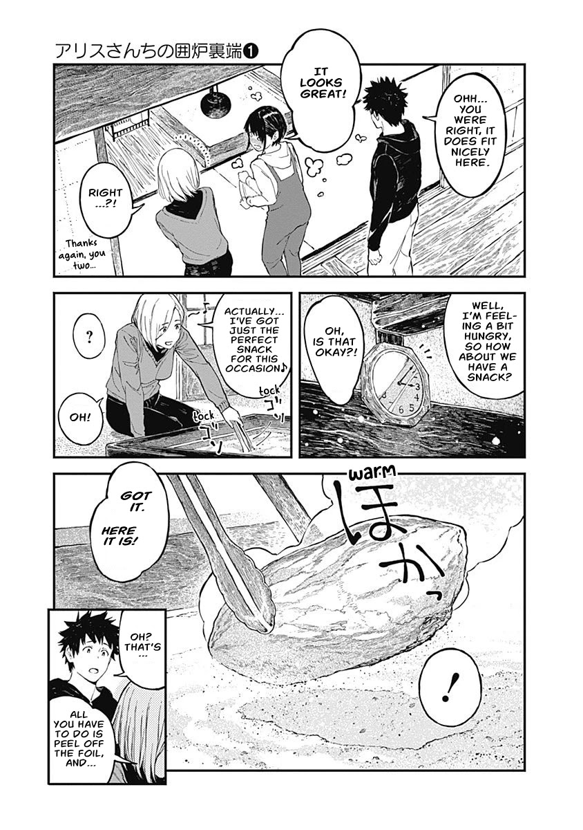 Alice-san Chi no Iroribata Chapter 4 page 17 - Chapter 4: Roasted Sweet Potatoes and Stair-chest