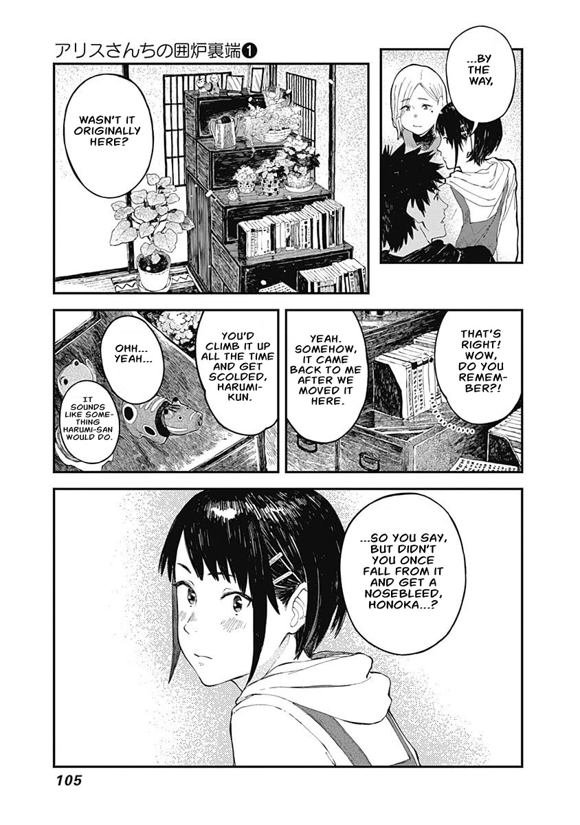 Alice-san Chi no Iroribata Chapter 4 page 21 - Chapter 4: Roasted Sweet Potatoes and Stair-chest