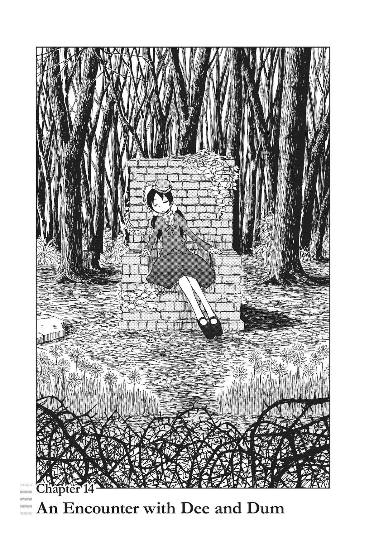 Alice & Zoroku Chapter 14 page 1 - Chapter 14: An Encounter with Dee and Dum