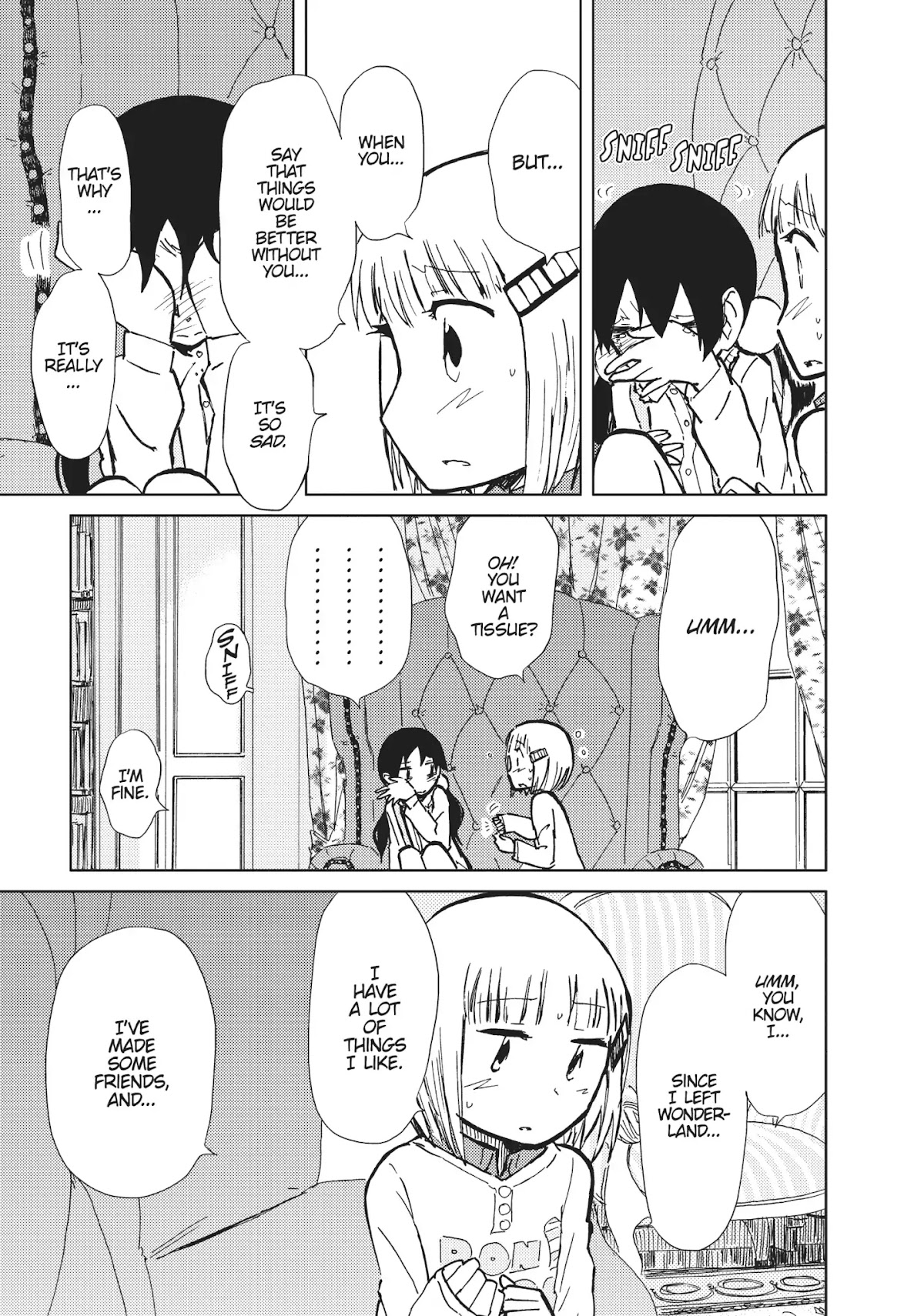 Alice & Zoroku Chapter 20.5 page 27 - Vol.5 INTERLUDE: Downy