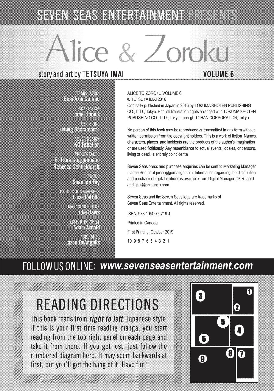 Alice & Zoroku Chapter 25 page 56 - Chapter 25