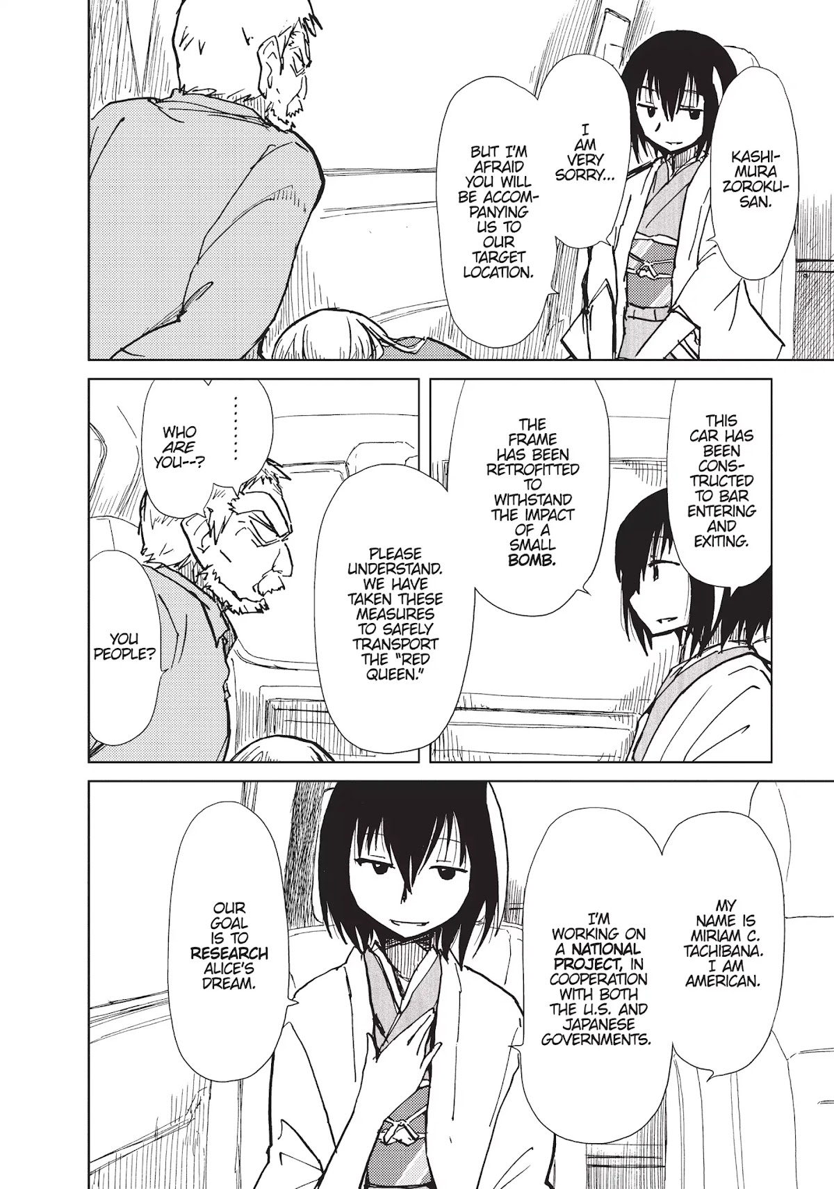 Alice & Zoroku Chapter 6 page 28 - Chapter 6: With Regard to the Passenger Car