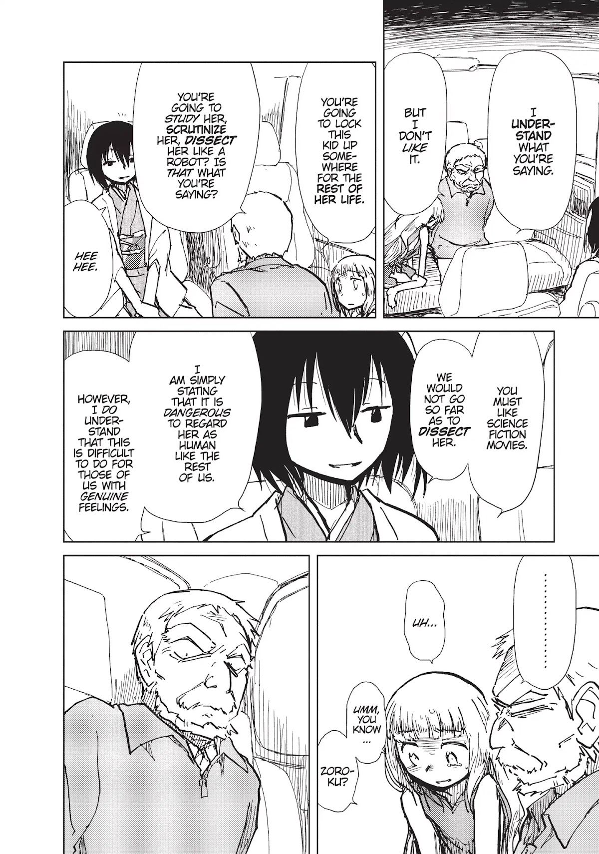 Alice & Zoroku Chapter 6 page 34 - Chapter 6: With Regard to the Passenger Car