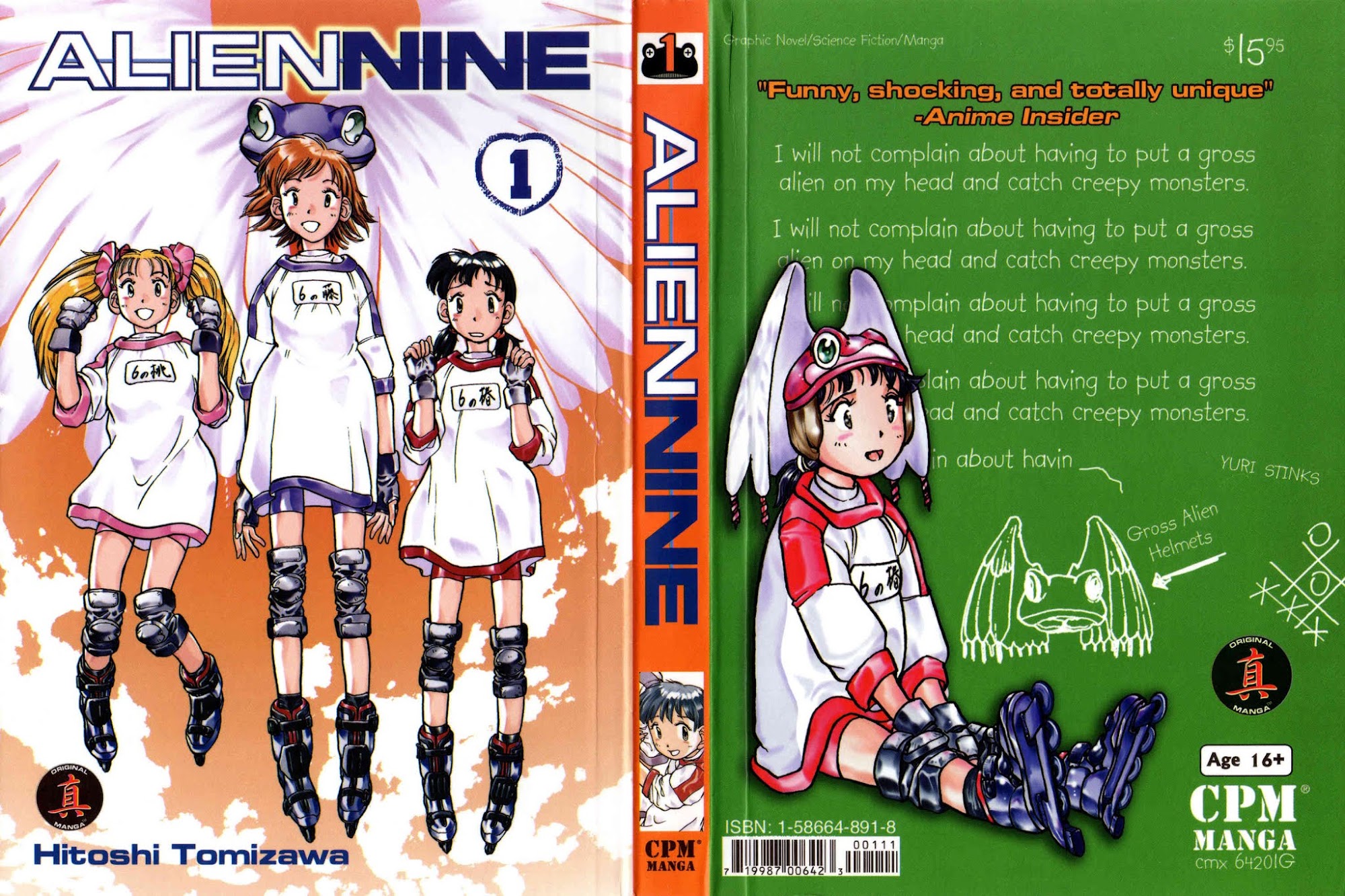 Alien Nine Chapter 1 page 1 - Chapter 1: Yuri