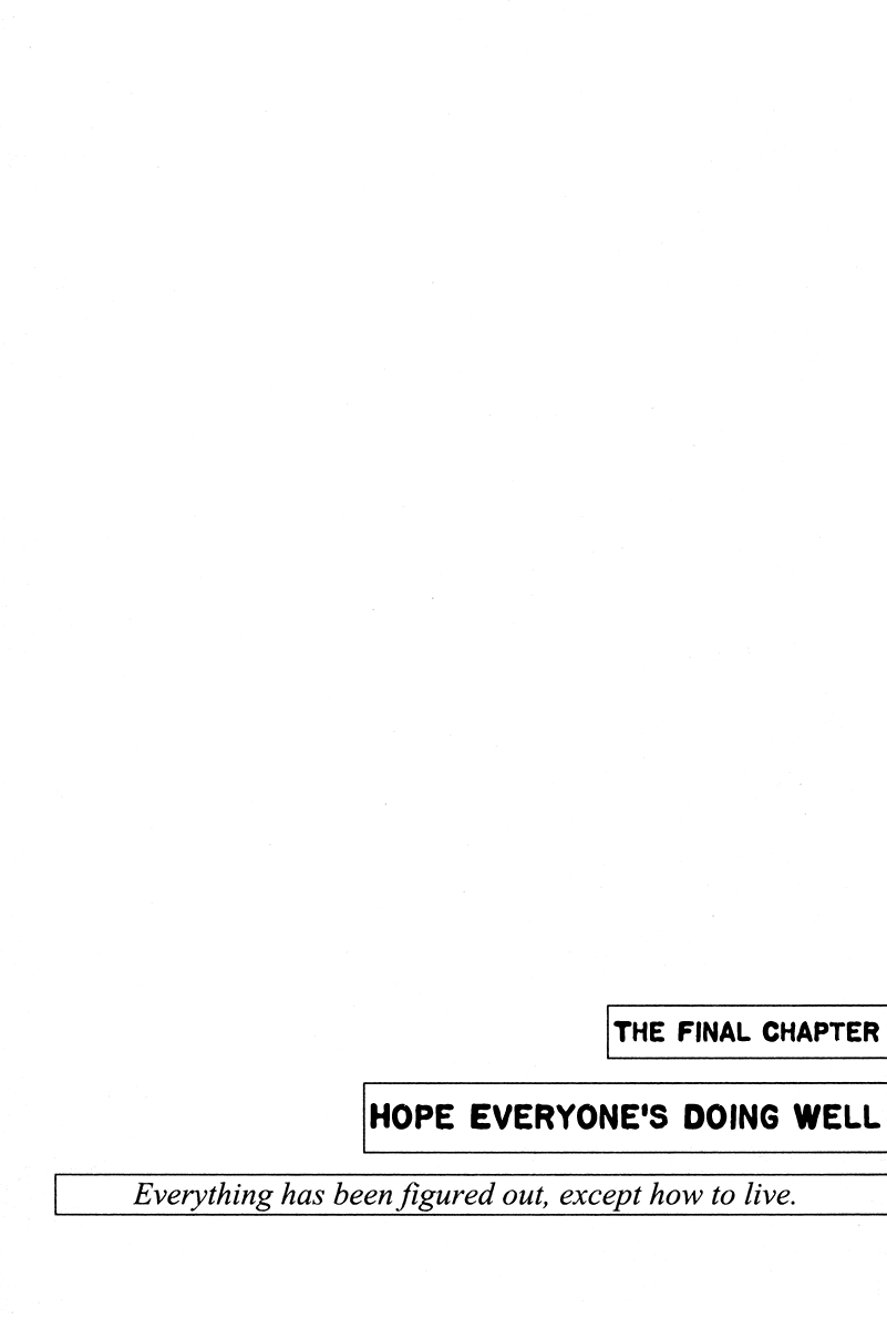 Alive - The Final Evolution Chapter 82 page 1 - Chapter 82: Hope Everyone's Doing Well [END]