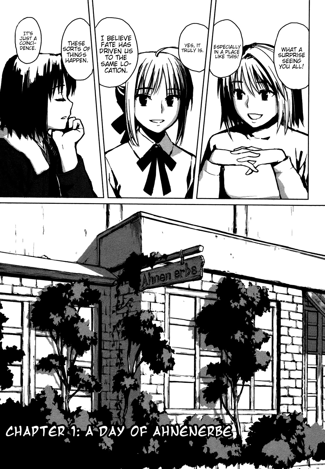 All Around Type-Moon - Ahnenerbe no Nichijou Chapter 1 page 4 - Chapter 1: A Day Of Ahnenerbe