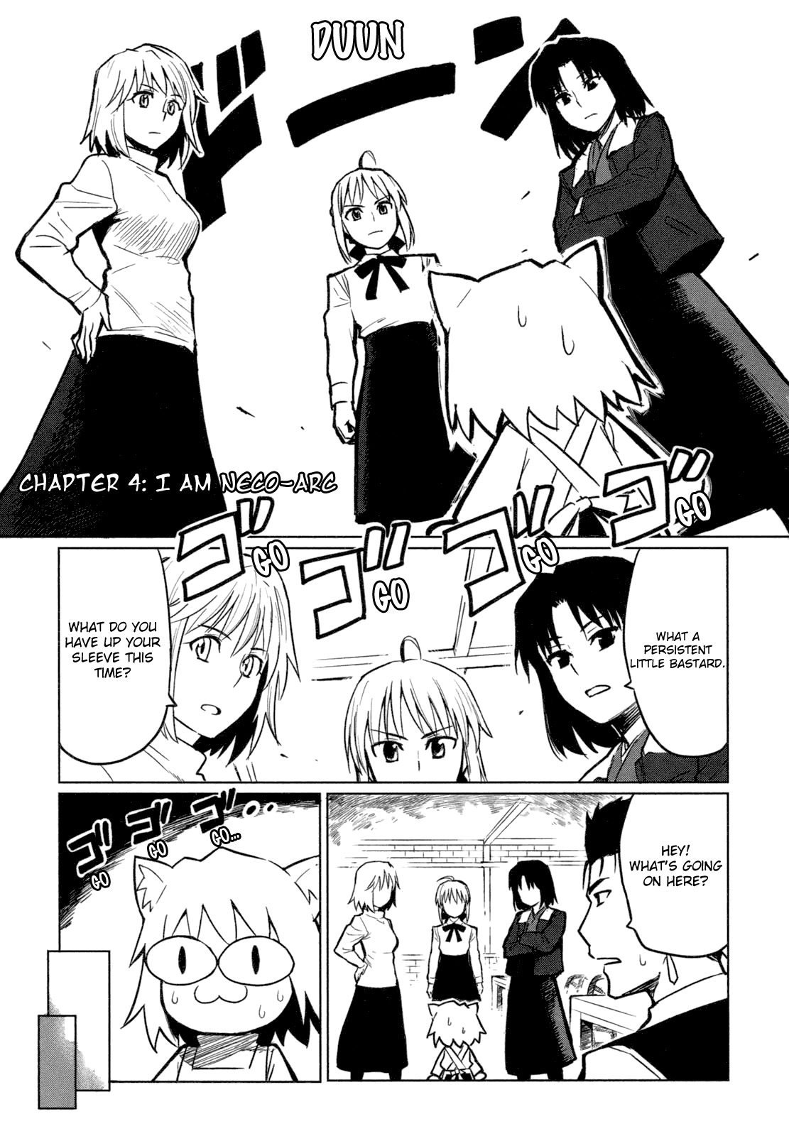 All Around Type-Moon - Ahnenerbe no Nichijou Chapter 4 page 1 - Chapter 4: I Am Neco-Arc