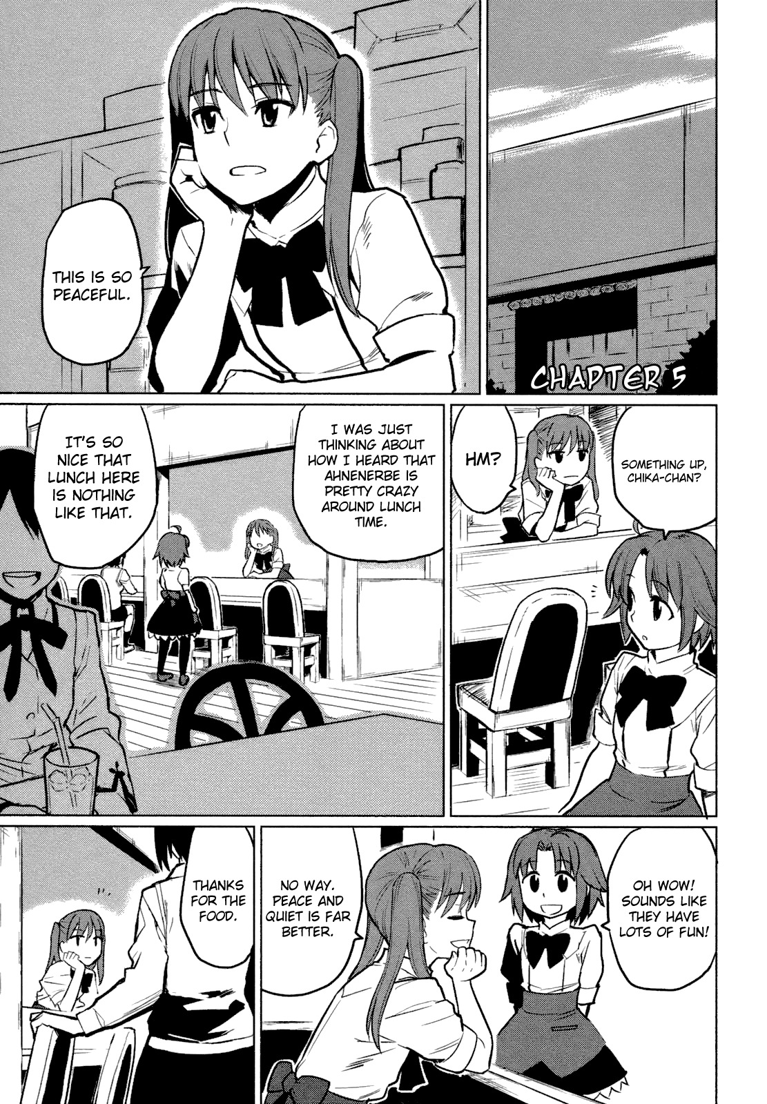 All Around Type-Moon - Ahnenerbe no Nichijou Chapter 5 page 1 - Chapter 5: Type Michelin ~The Trials Of Hibi-Chika~