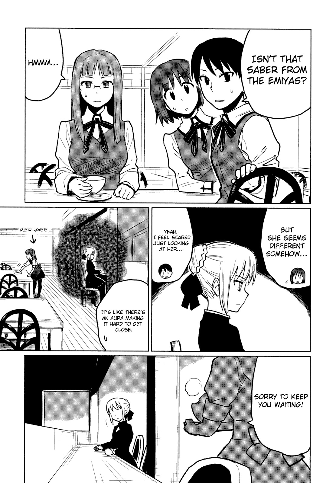 All Around Type-Moon - Ahnenerbe no Nichijou Chapter 5 page 7 - Chapter 5: Type Michelin ~The Trials Of Hibi-Chika~