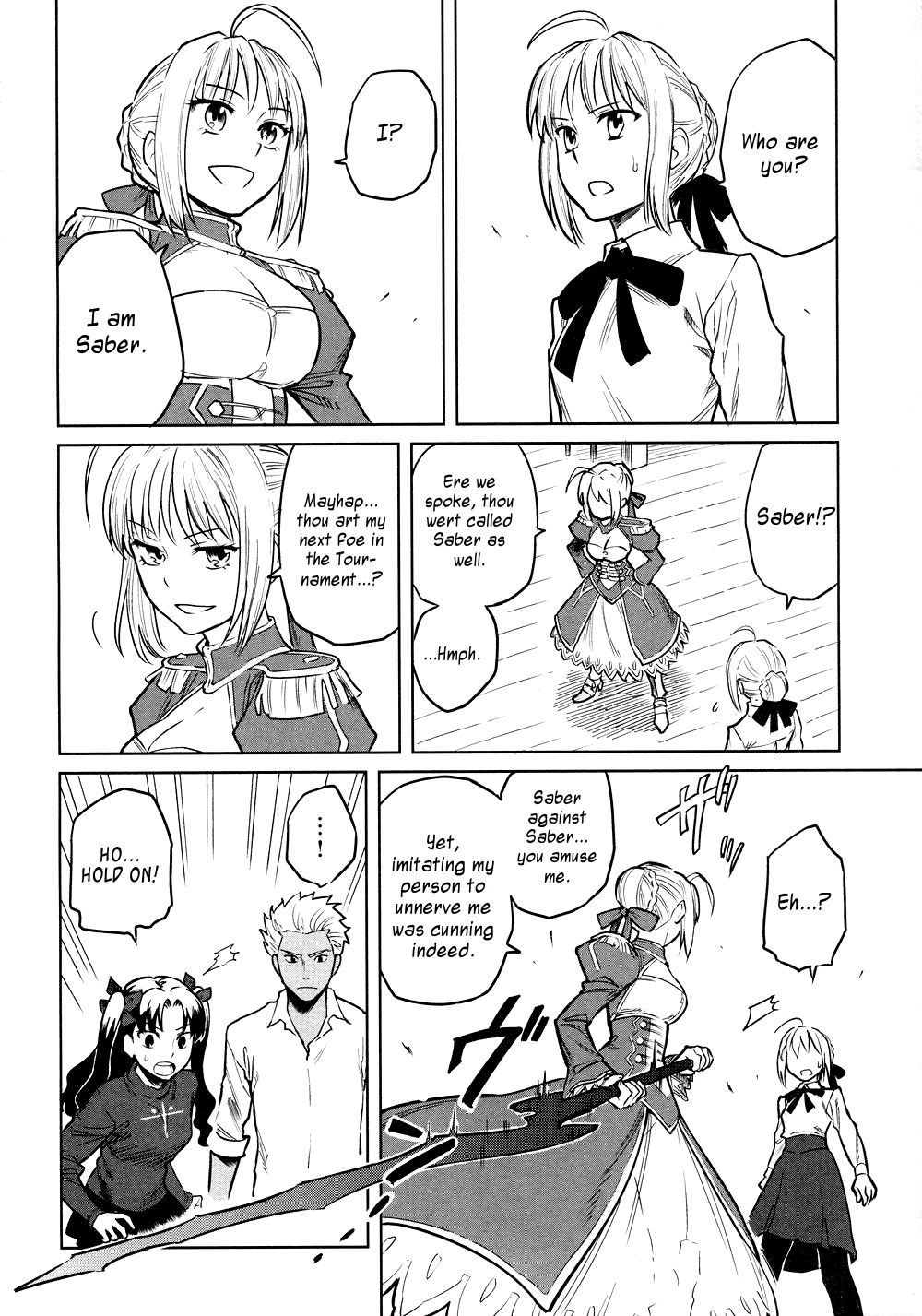 All Around Type-Moon - Ahnenerbe no Nichijou Chapter 8 page 14 - Chapter 8: Saber x Saber