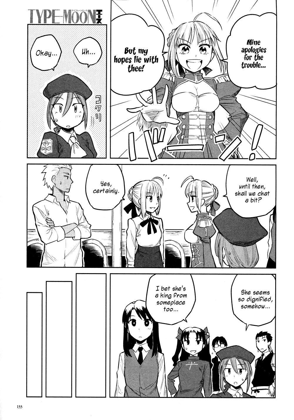 All Around Type-Moon - Ahnenerbe no Nichijou Chapter 8 page 19 - Chapter 8: Saber x Saber