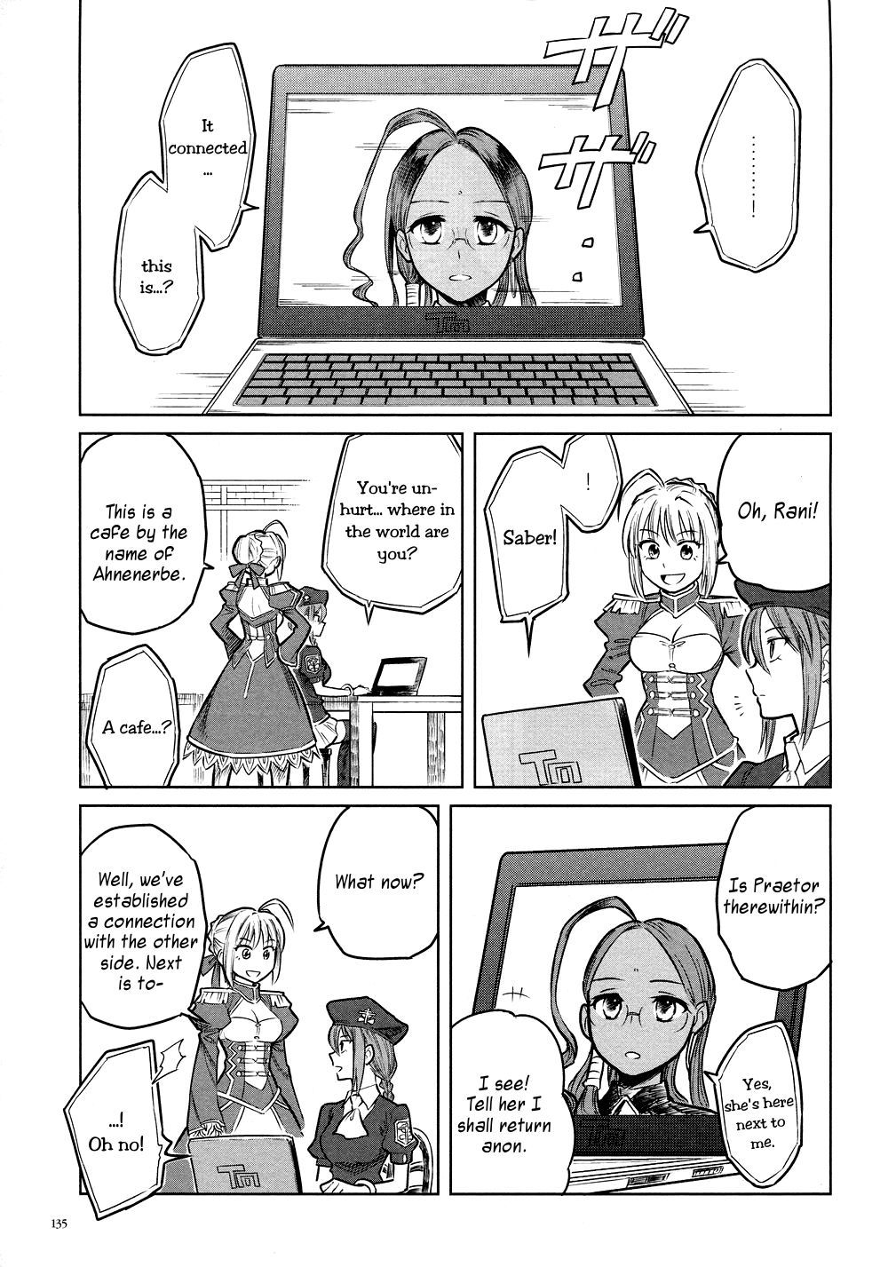 All Around Type-Moon - Ahnenerbe no Nichijou Chapter 8 page 21 - Chapter 8: Saber x Saber
