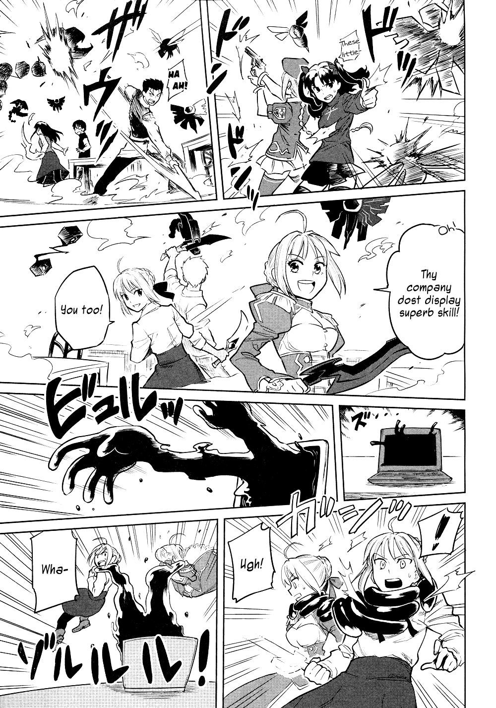 All Around Type-Moon - Ahnenerbe no Nichijou Chapter 8 page 25 - Chapter 8: Saber x Saber