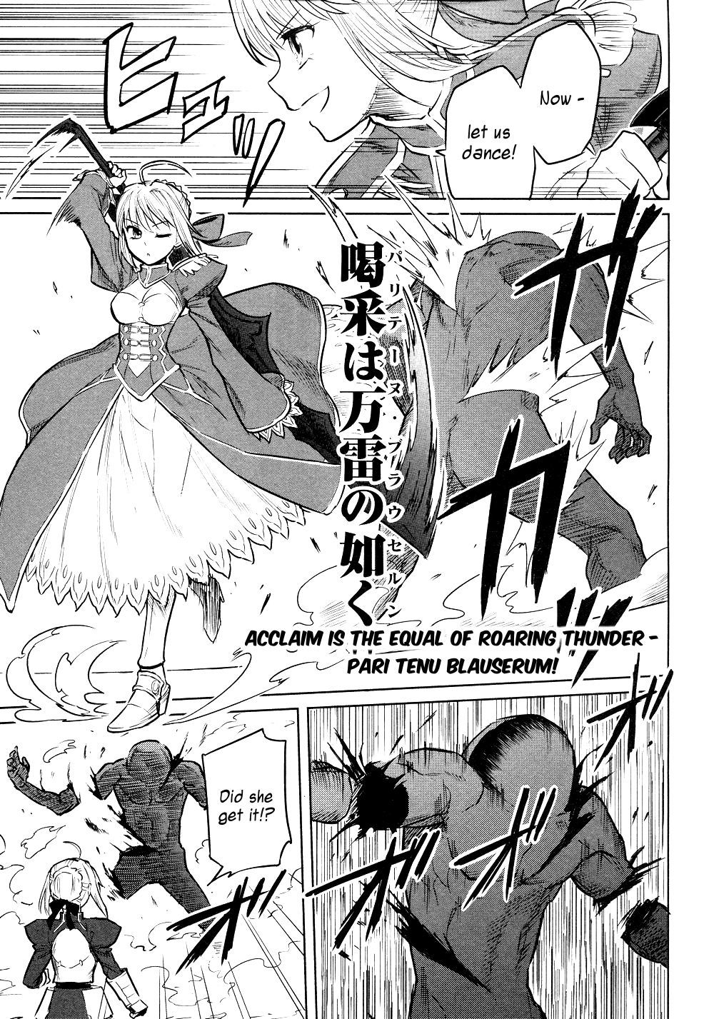 All Around Type-Moon - Ahnenerbe no Nichijou Chapter 8 page 35 - Chapter 8: Saber x Saber
