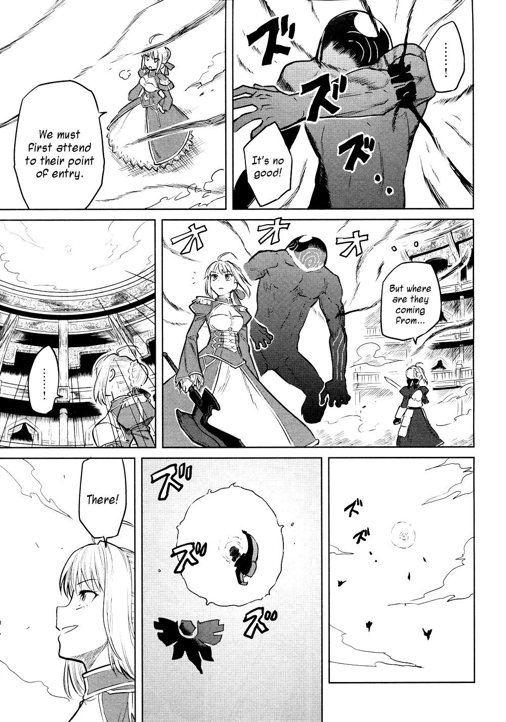 All Around Type-Moon - Ahnenerbe no Nichijou Chapter 8 page 37 - Chapter 8: Saber x Saber