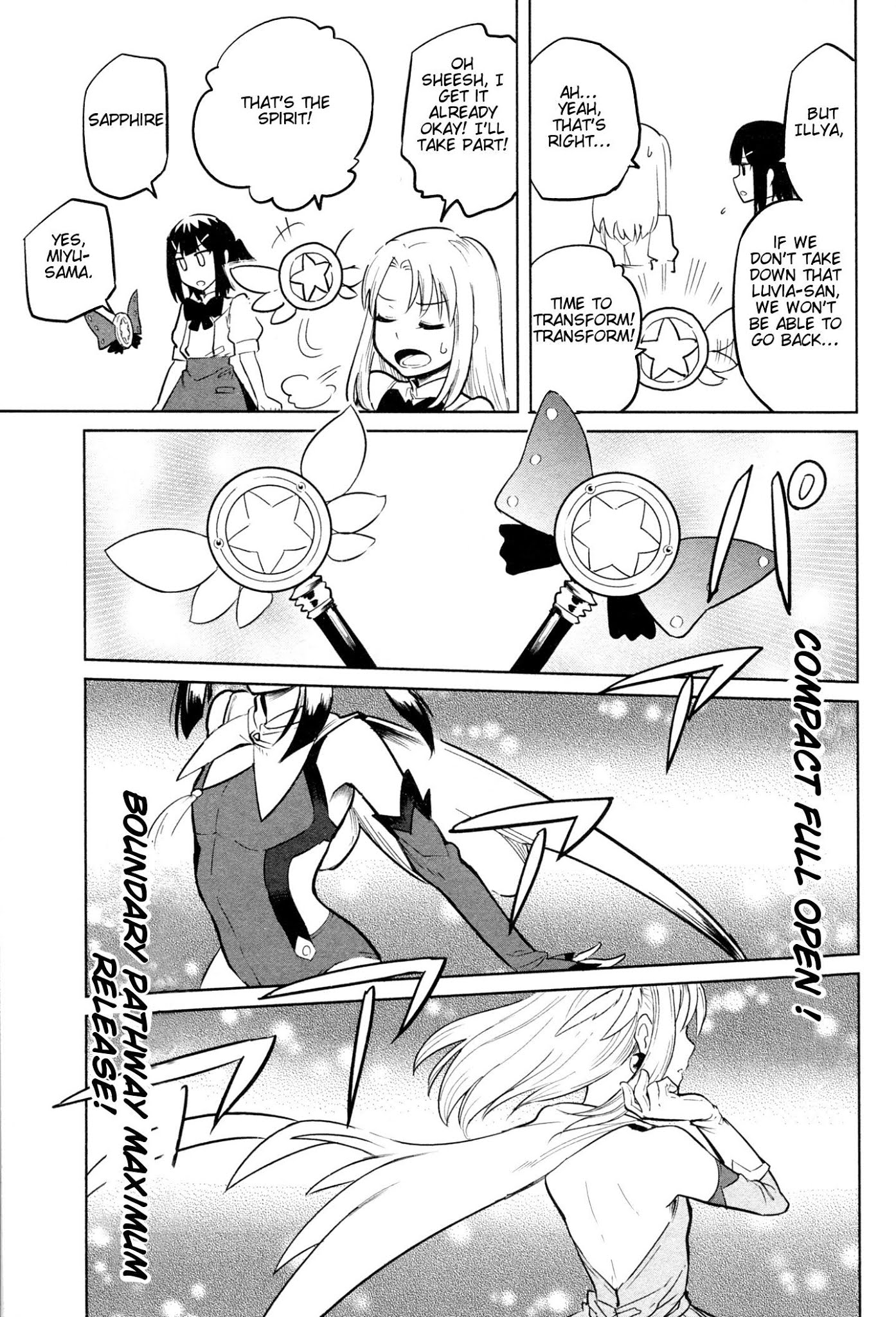 All Around Type-Moon - Ahnenerbe no Nichijou Chapter 9 page 23 - Chapter 9: Magical Girl vs Magical Lady
