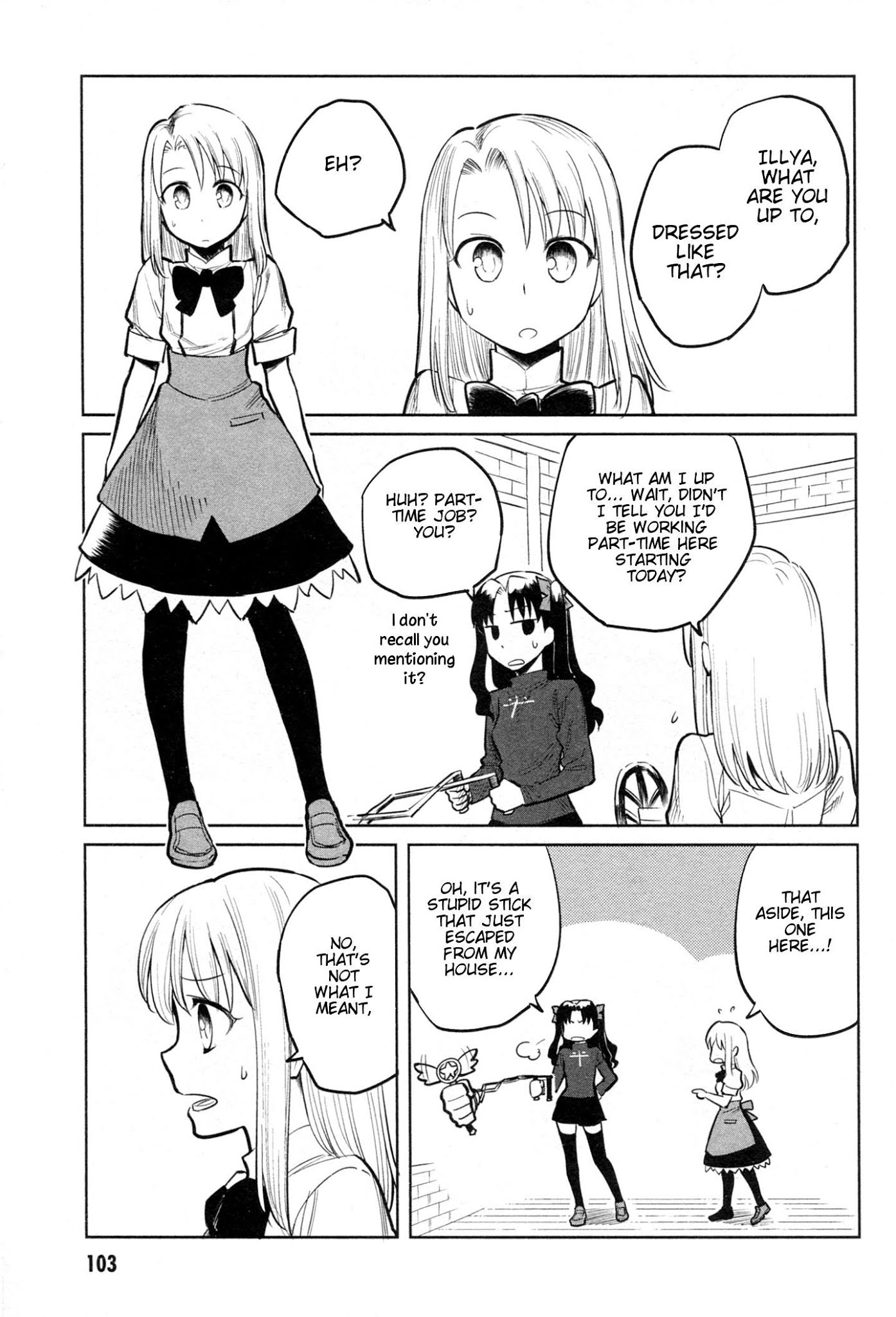 All Around Type-Moon - Ahnenerbe no Nichijou Chapter 9 page 3 - Chapter 9: Magical Girl vs Magical Lady