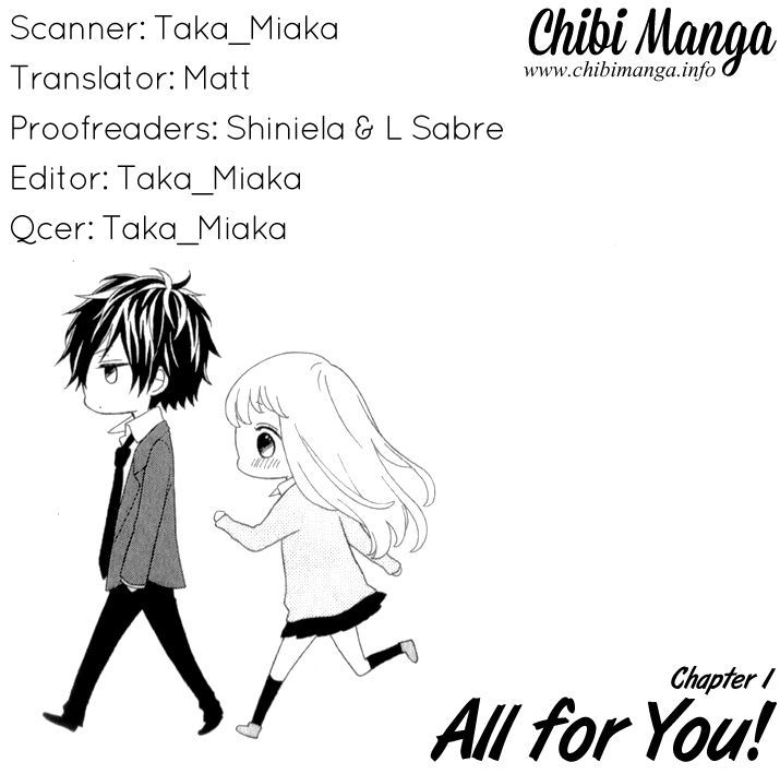 All for You! Chapter 1 page 1 - Chapter 1