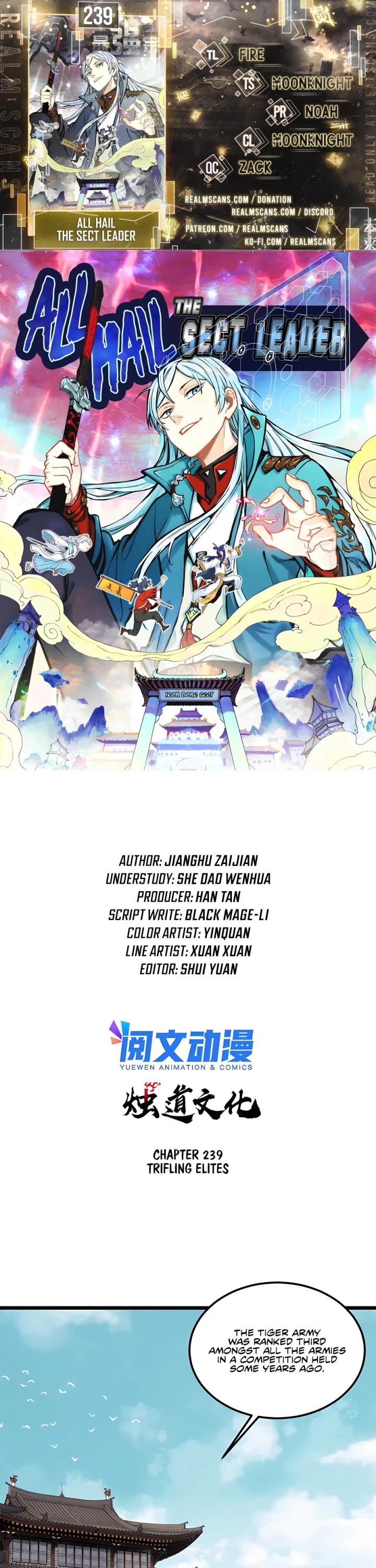 All Hail the Sect Leader Chapter 239 page 1 - Chapter 239