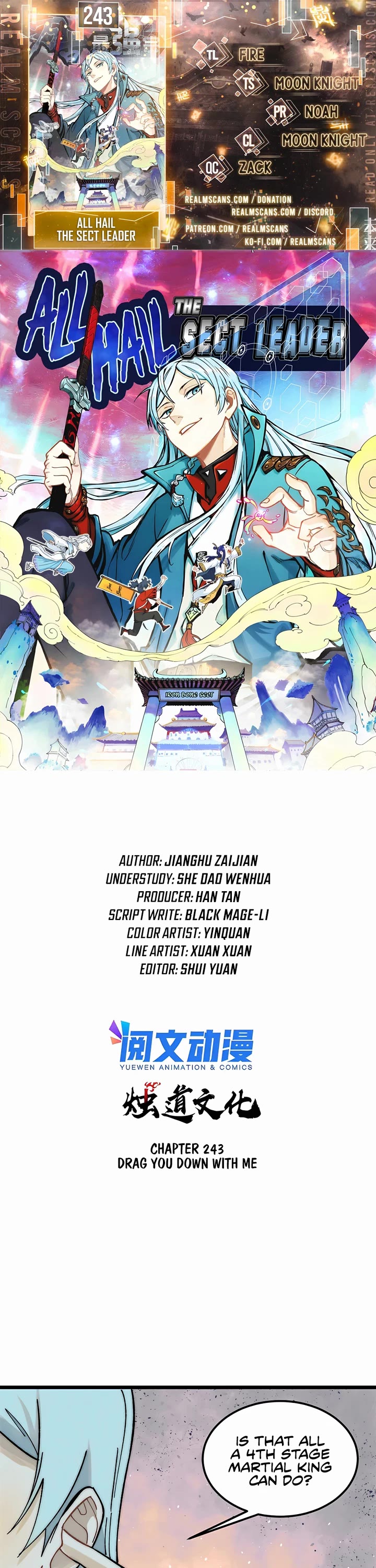 All Hail the Sect Leader Chapter 243 page 1 - Chapter 243