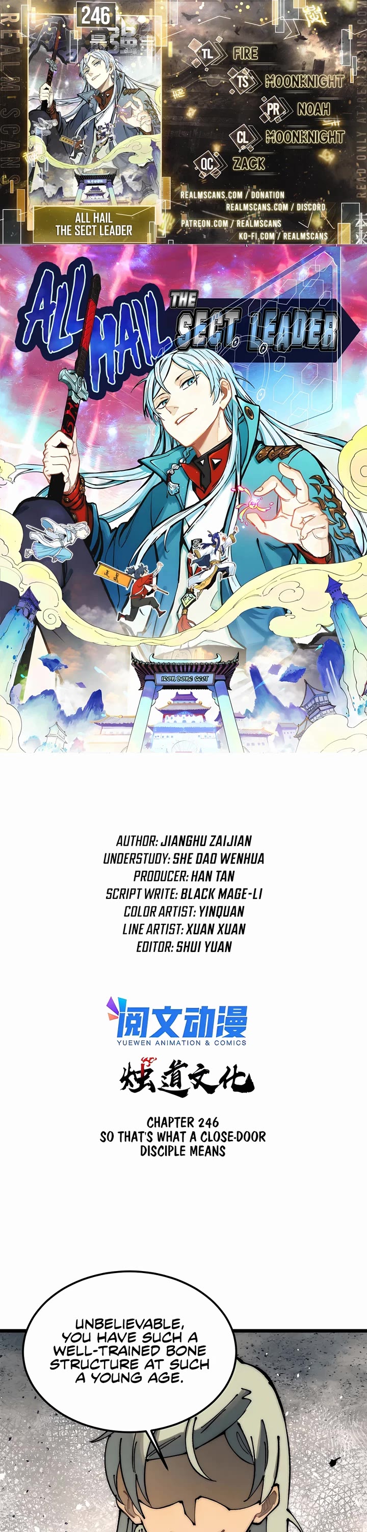 All Hail the Sect Leader Chapter 246 page 1 - Chapter 246