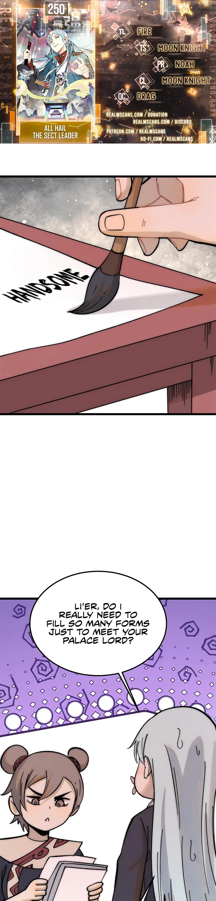 All Hail the Sect Leader Chapter 250 page 1 - Chapter 250
